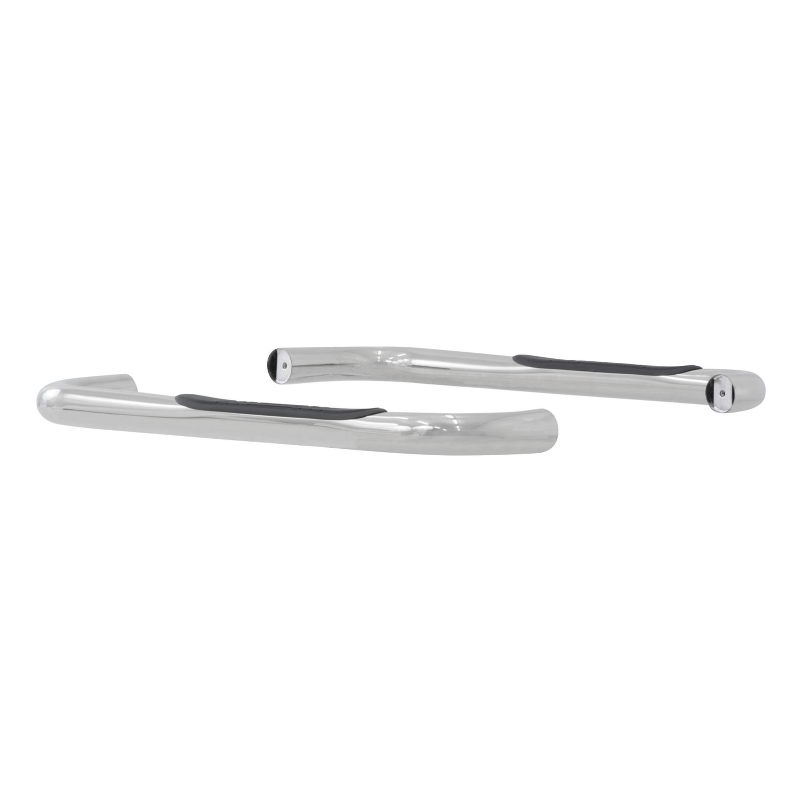 Aries Automotive 3 in. Round Side Bars for 1987-2006 WRANGLER - 35600-2 Step Bars, Diameter, Stainless Steel, Polished, Jeep, Pair thumbnail 7