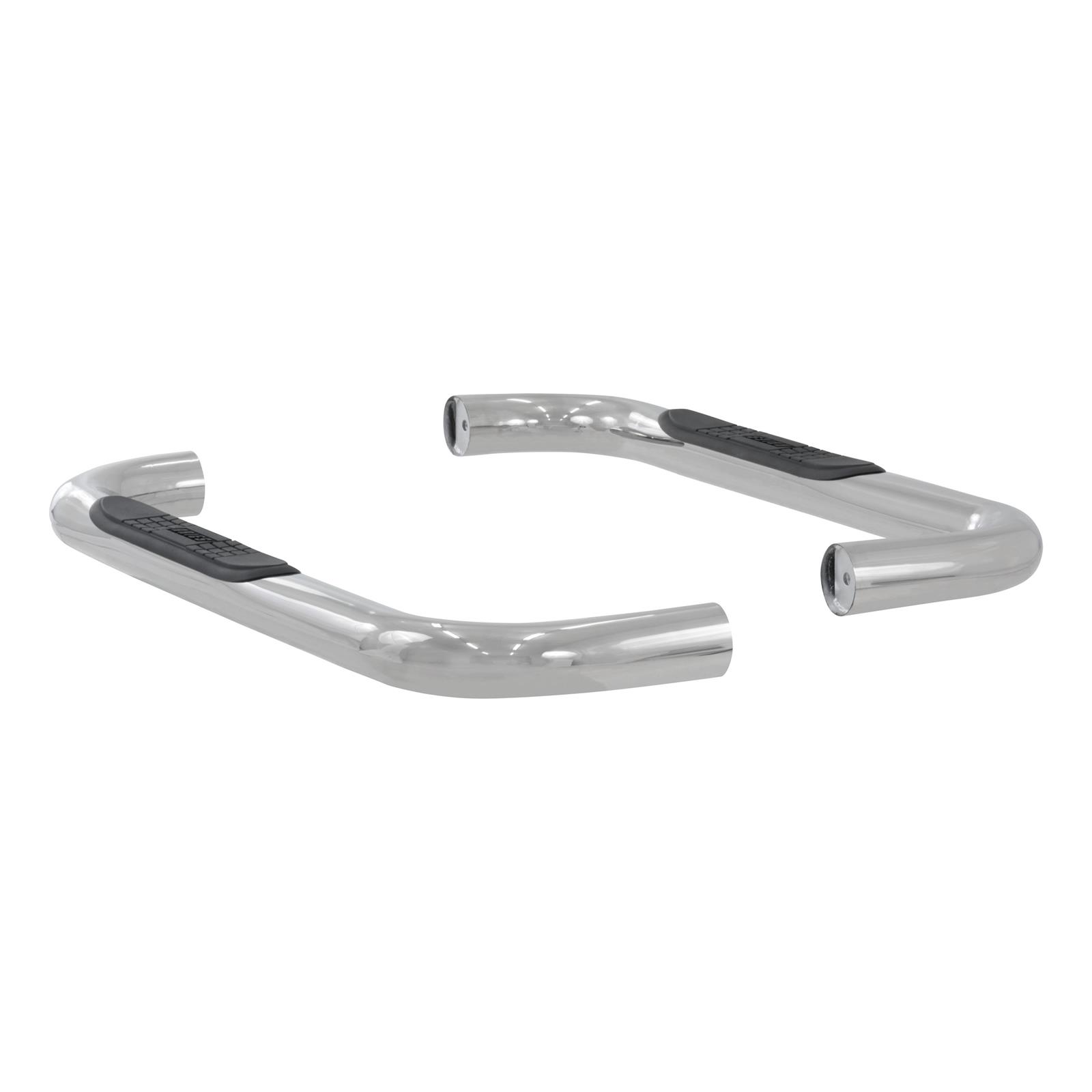 Aries Automotive 3 in. Round Side Bars for 1987-2006 WRANGLER - 35600-2 Step Bars, Diameter, Stainless Steel, Polished, Jeep, Pair thumbnail 4