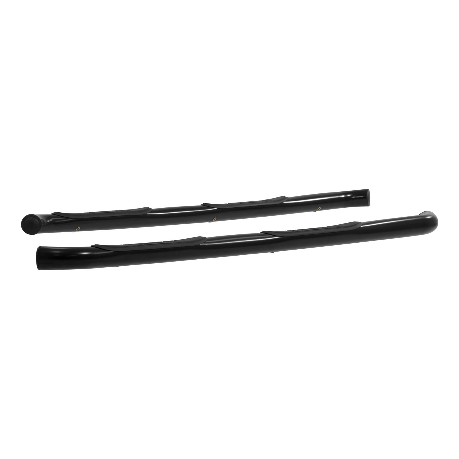 Aries Automotive 3 in. Round Side Bars 35700 Nerf and Step Bars, Bars, Steel, Black Powdercoated, Jeep, Pair thumbnail 7