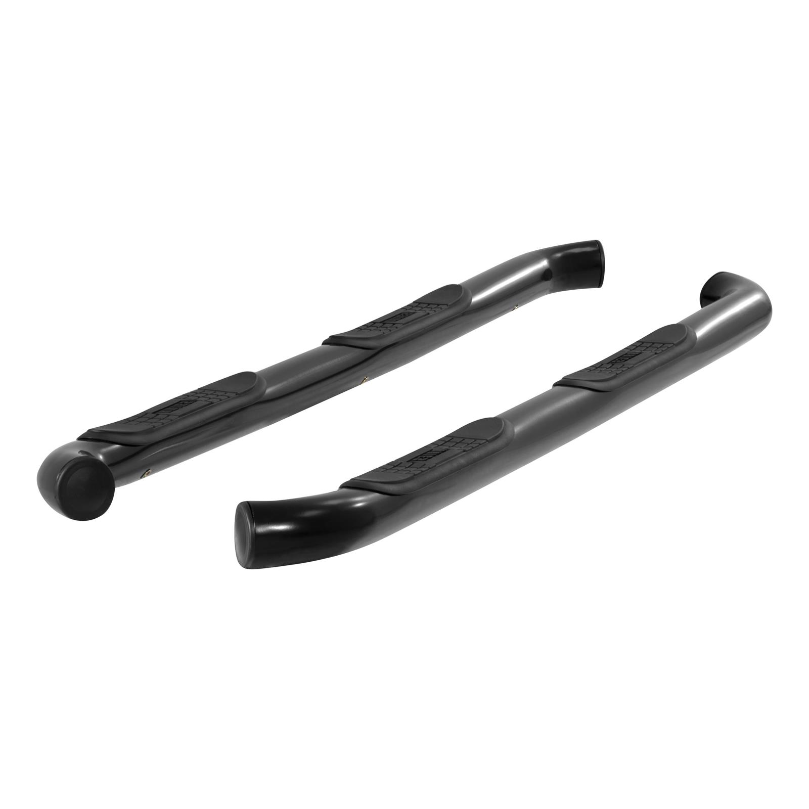 Aries Automotive 3 in. Round Side Bars 35700 Nerf and Step Bars, Bars, Steel, Black Powdercoated, Jeep, Pair thumbnail 6