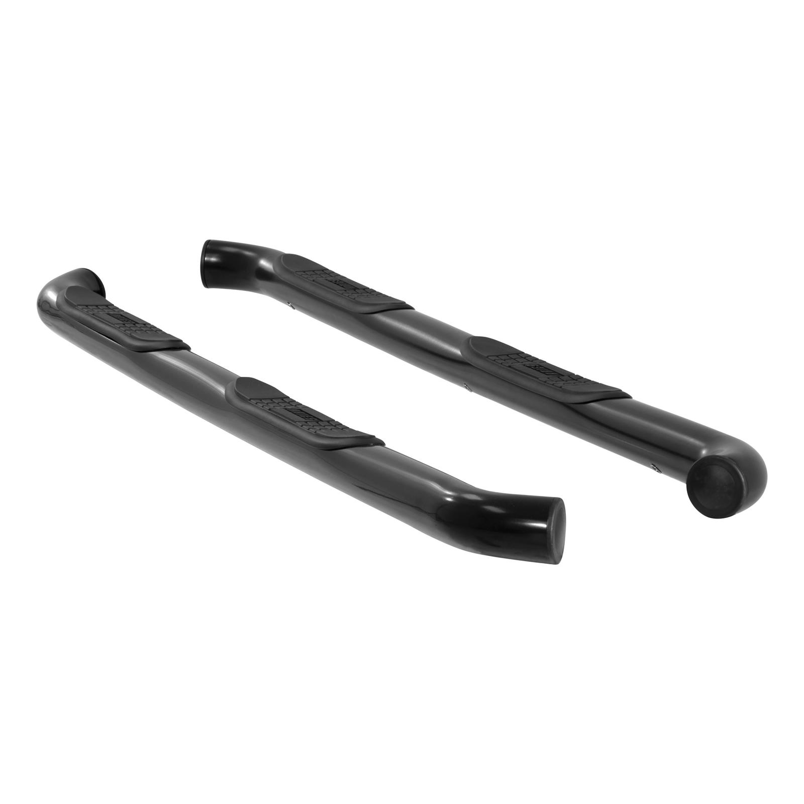 Aries Automotive 3 in. Round Side Bars 35700 Nerf and Step Bars, Bars, Steel, Black Powdercoated, Jeep, Pair thumbnail 5