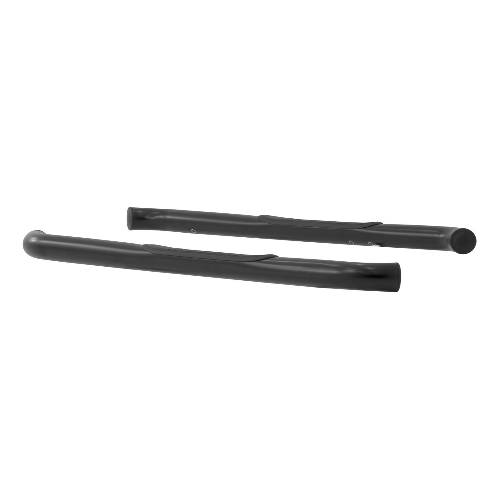 Aries Automotive 3 in. Round Side Bars 35800 Nerf and Step Bars, Bars, Steel, Black Powdercoated, Jeep, Pair thumbnail 5