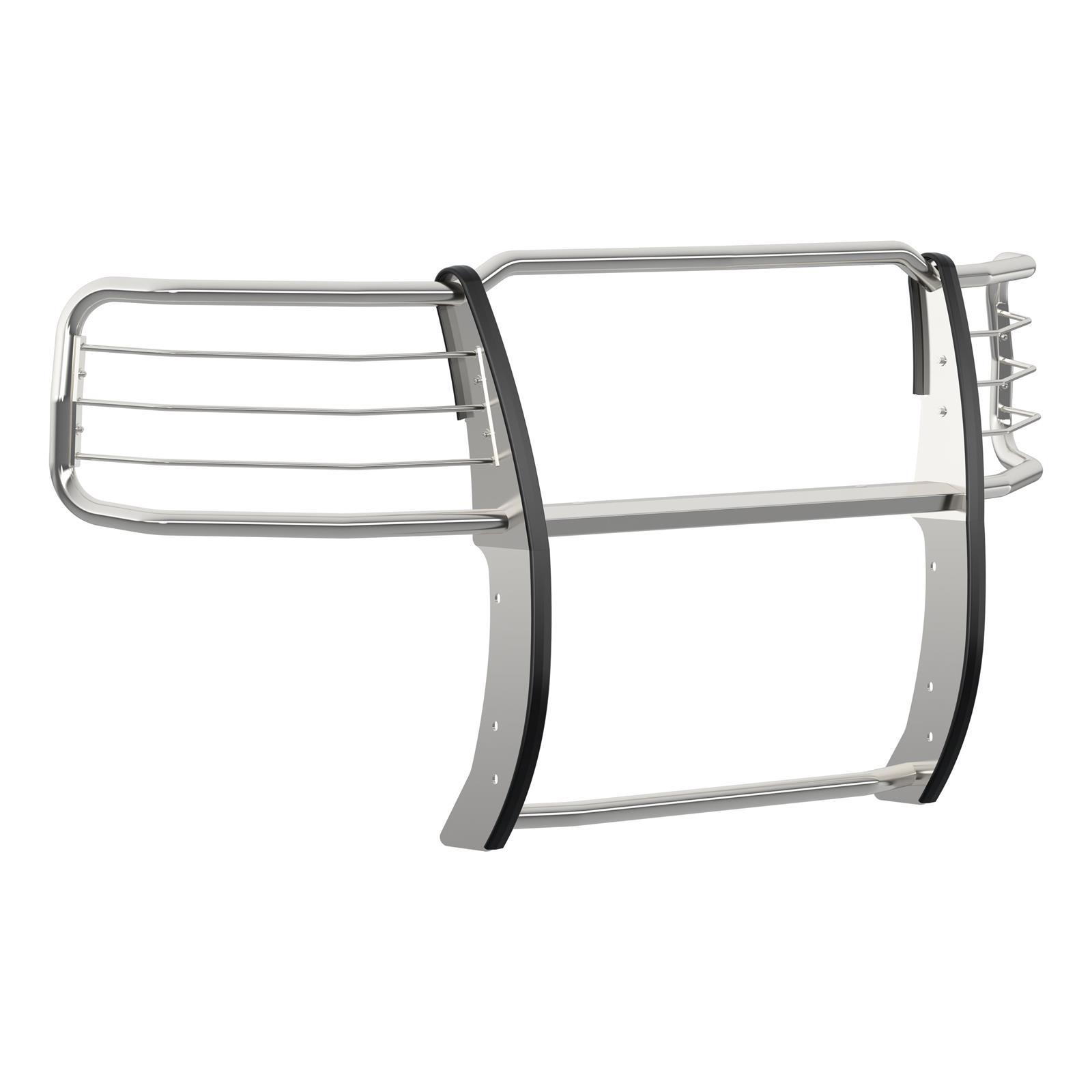 Aries Automotive Grille Guards for 2014-2018 SILVERADO 1500, 2019 1500 LD - 4091-2 Guards, Brush Guard, Stainless Steel, Polished, Chevrolet, Each thumbnail 3