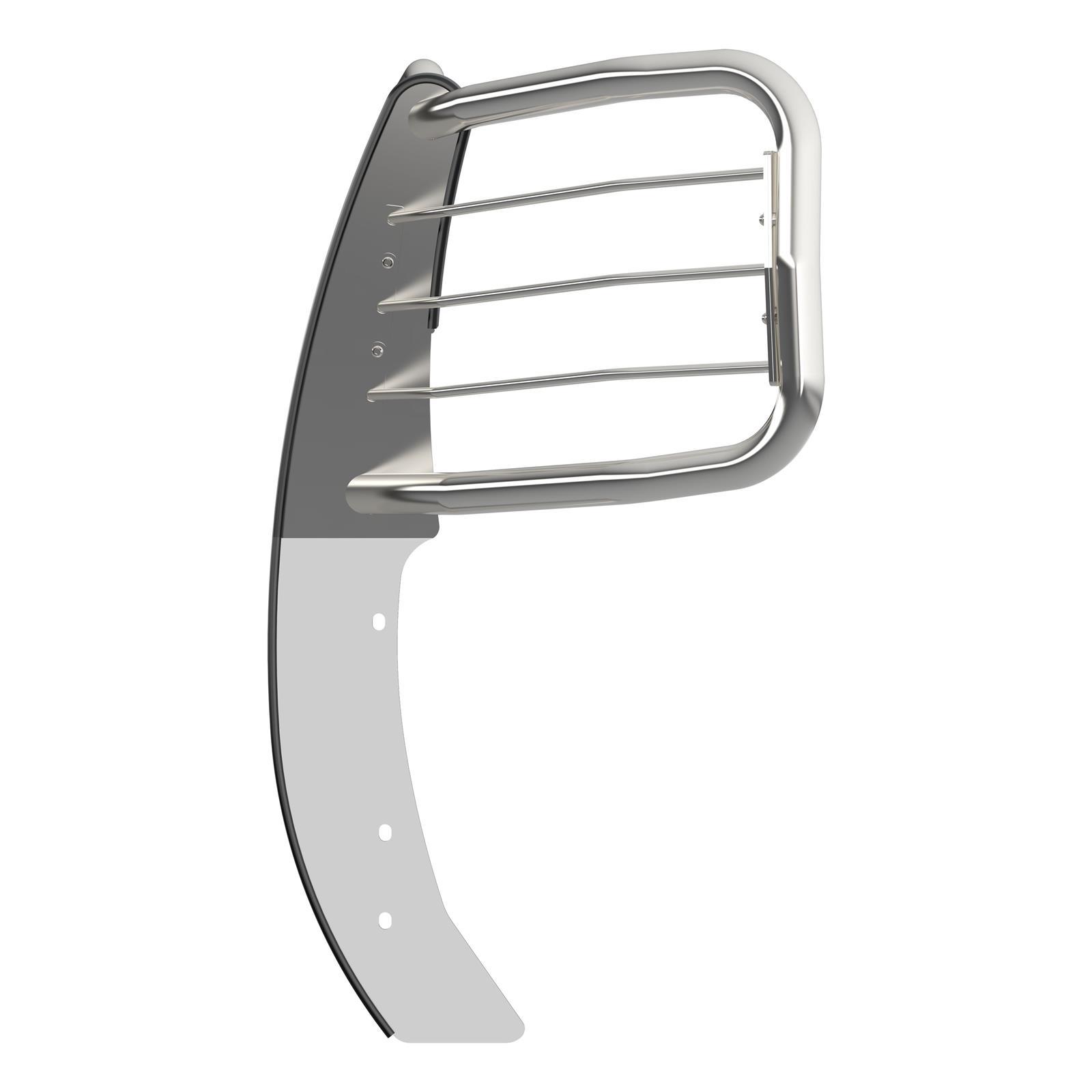 Aries Automotive Grille Guards for 2014-2018 SILVERADO 1500, 2019 1500 LD - 4091-2 Guards, Brush Guard, Stainless Steel, Polished, Chevrolet, Each thumbnail 4