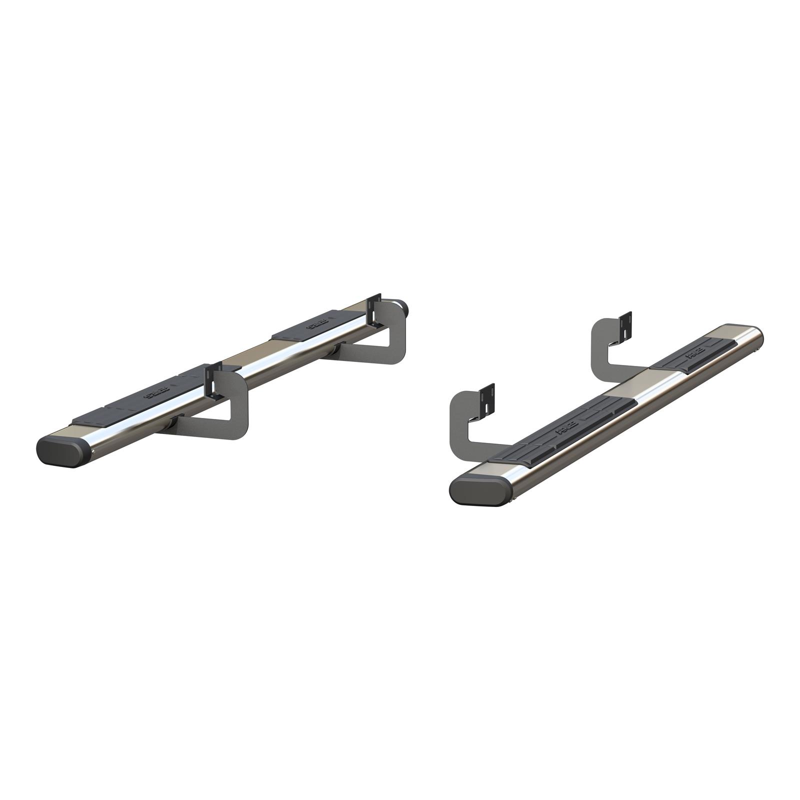 Aries Automotive 6 in. Oval Side Bars for 2004-2008 F-150 - 4444019 Step Bars, Stainless Steel, Polished, 6.00 Diameter, 85.00 Length, Ford, Pair thumbnail 6