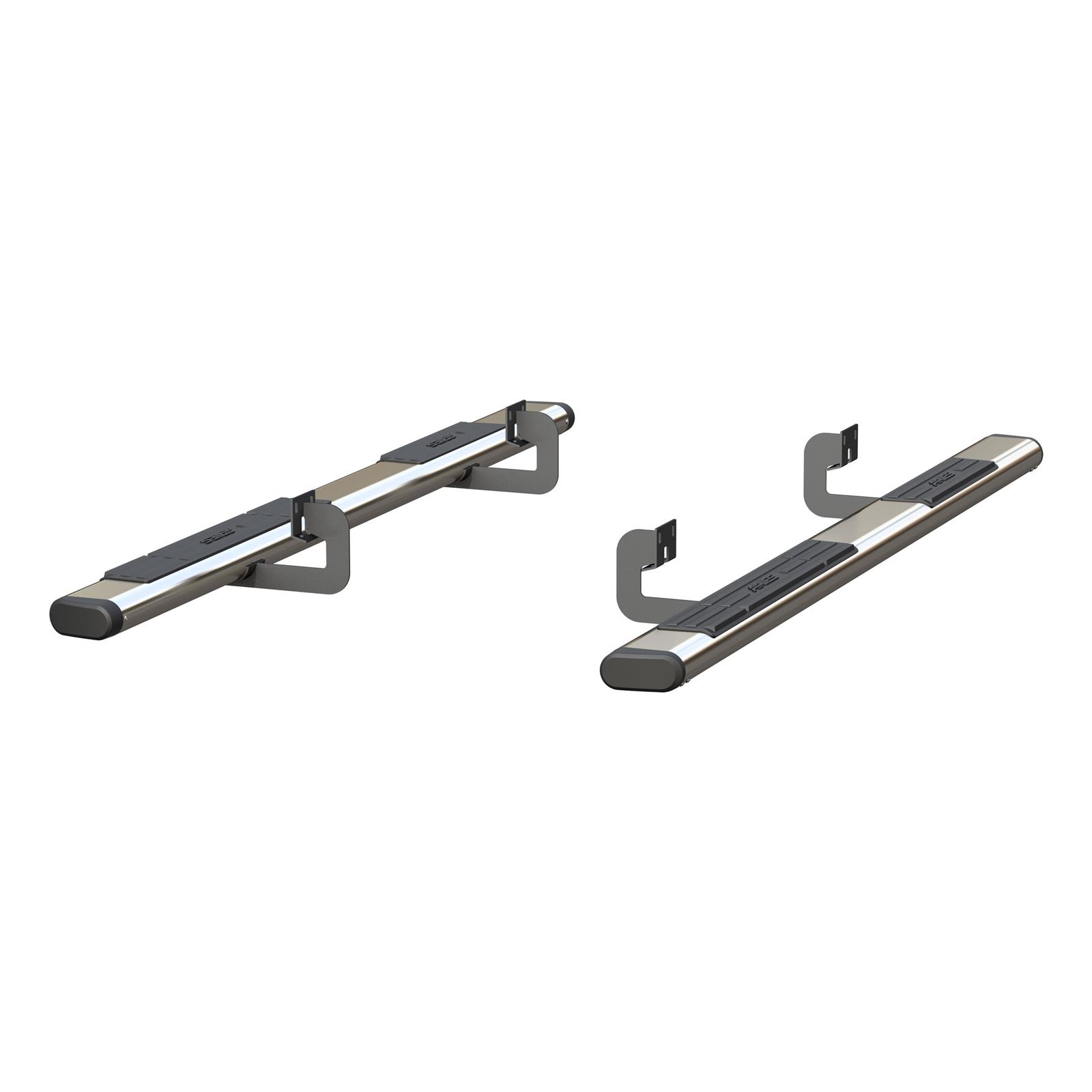 Aries Automotive 6 in. Oval Side Bars for 2009-2014 F-150 - 4444020 Step Bars, Stainless Steel, Polished, 6.00 Diameter, 91.00 Length, Ford, Pair thumbnail 5