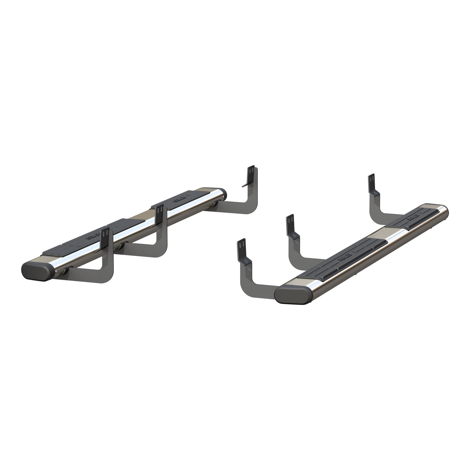 Aries Automotive 6 in. Oval Side Bars 4444034 Step Bars, Stainless Steel, Polished, 6.00 Diameter, 75.00 Length, for Nissan, Pair thumbnail 3