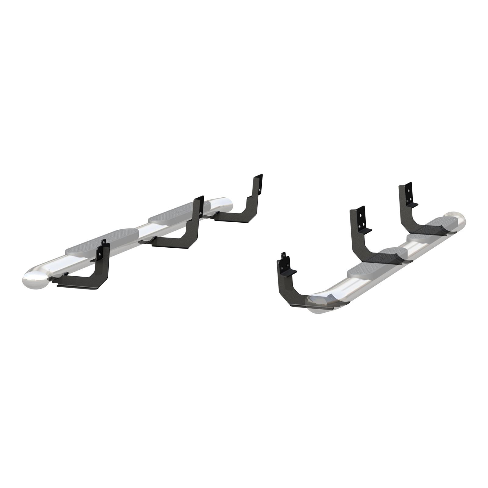 Aries Automotive 6 in. Oval Side Bars 4444044 Step Bars, Stainless Steel, Polished, 6.00 Diameter, 85.00 Length, Dodge, Pair thumbnail 6