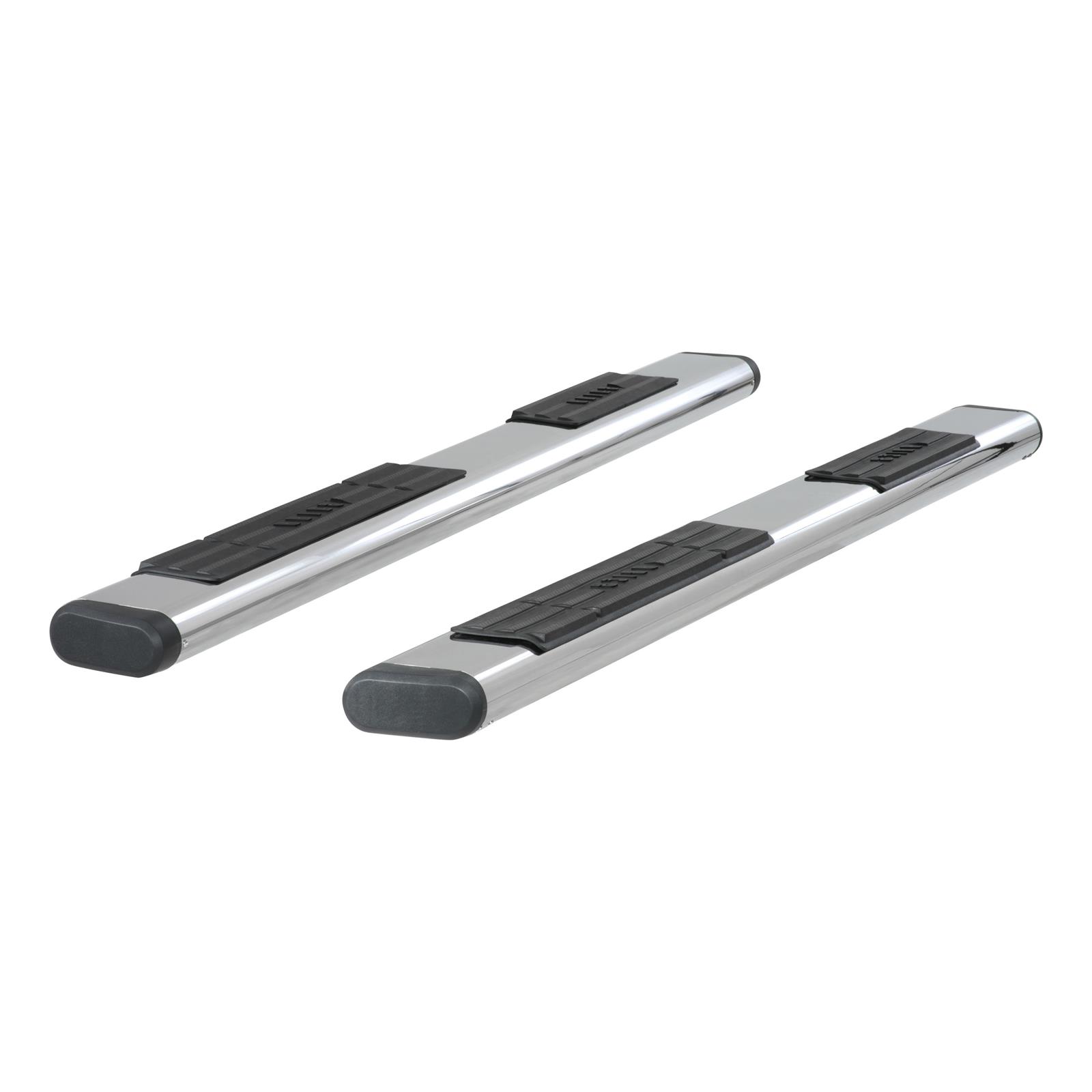 Aries Automotive 6 in. Oval Side Bars for 2019-2025 1500 - 4444048 Step Bars, Stainless Steel, Polished, 6.00 Diameter, 75.00 Length, Ram, Pair thumbnail 6