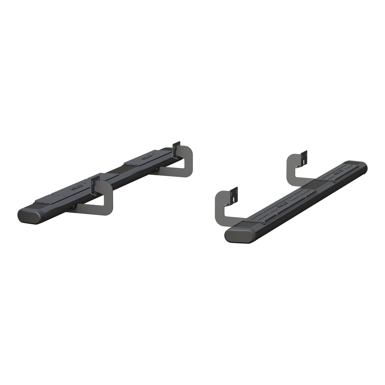 Aries Automotive 6 in. Oval Side Bars for 2004-2014 F-150 - 4445018 Step Bars, Aluminum, Black Powdercoated, Gloss, 6.00 Diameter, 75.00 Length, Ford, Pair thumbnail 8