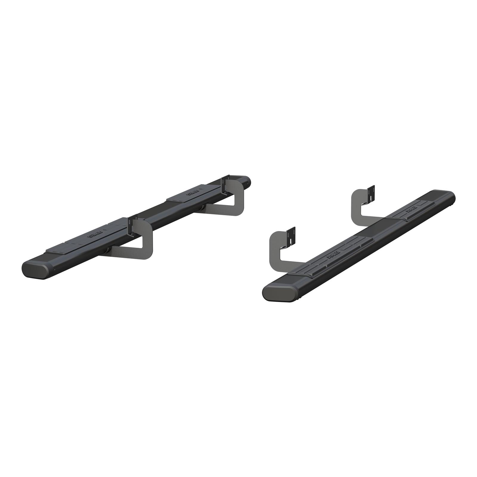 Aries Automotive 6 in. Oval Side Bars 4445020 Step Bars, Aluminum, Black Powdercoated, Gloss, 6.00 Diameter, 91.00 Length, Ford, Pair thumbnail 6