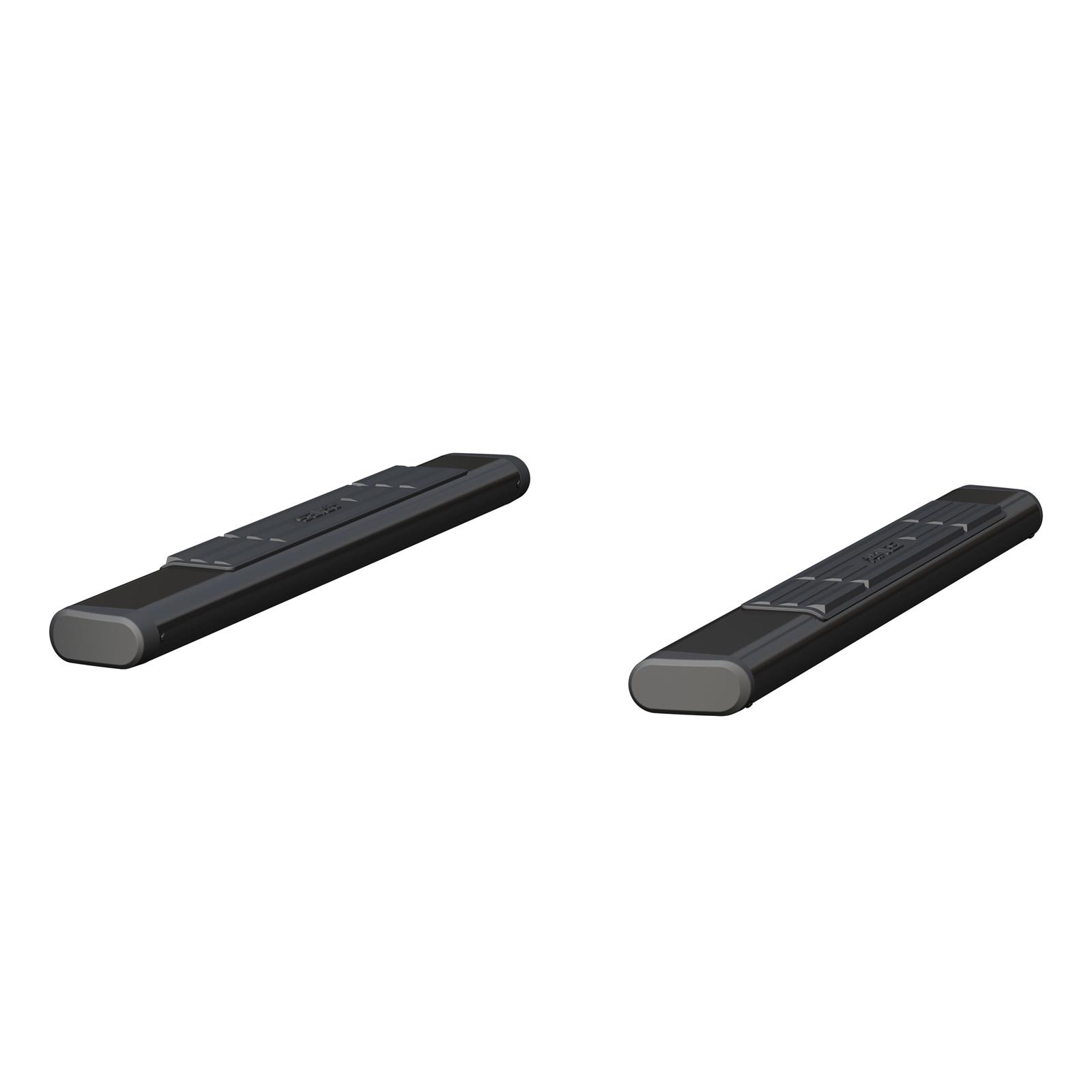 Aries Automotive 6 in. Oval Side Bars 4445040 Step Bars, Aluminum, Black Powdercoated, Gloss, 6.00 Diameter, 53.00 Length, Chevrolet, GMC, Pair thumbnail 7
