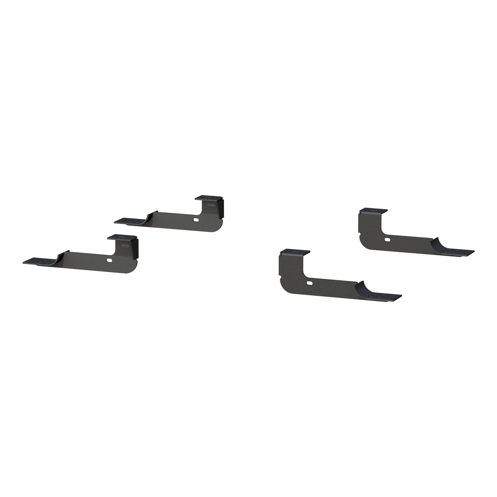 Aries Automotive 6 in. Oval Side Bar Mounting Brackets 4492 Step Brackets, Oval, Chevy, GMC, Kit thumbnail 2