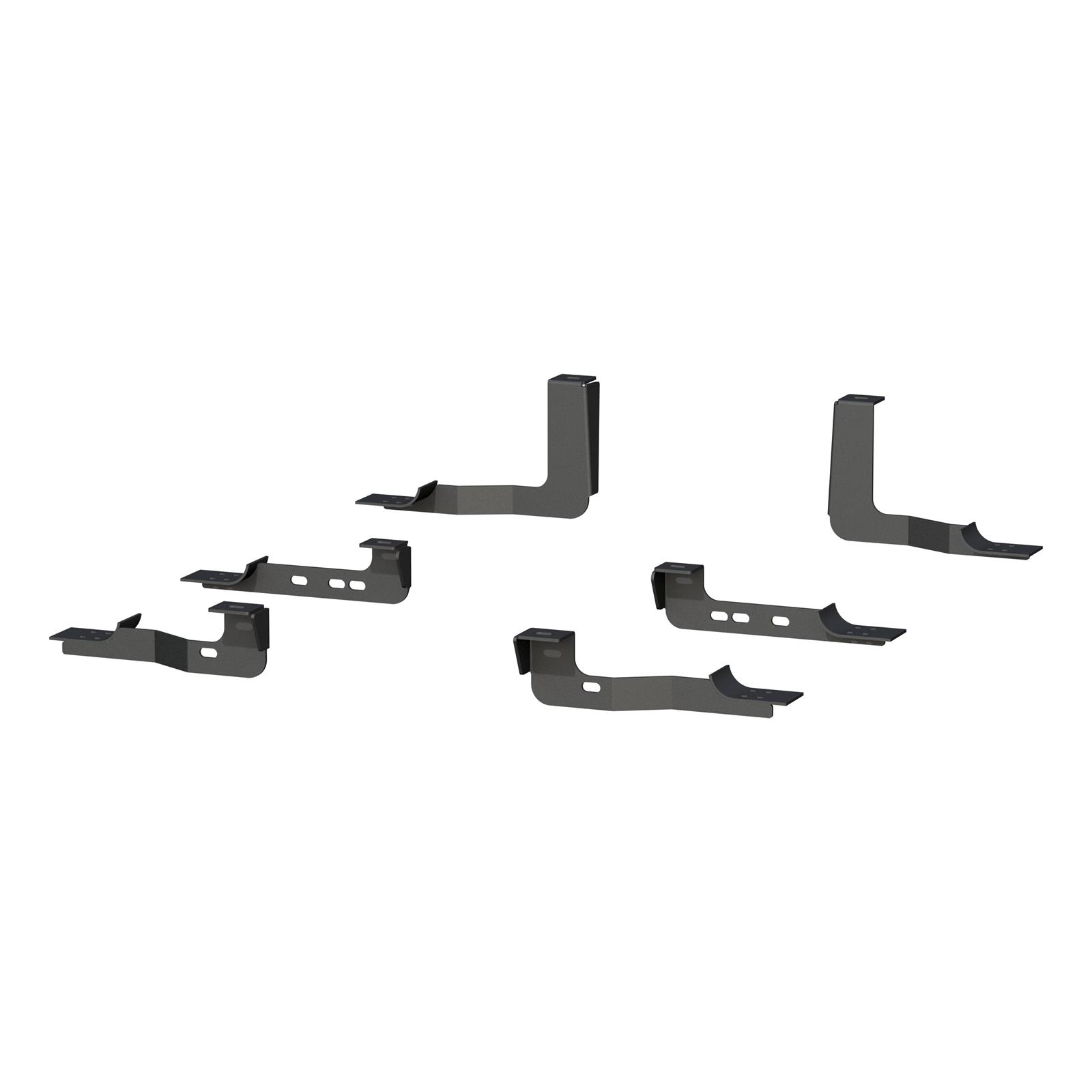 Aries Automotive 6 in. Oval Side Bar Mounting Brackets 4493 Step Brackets, Oval, Chevy, GMC, Kit thumbnail 2