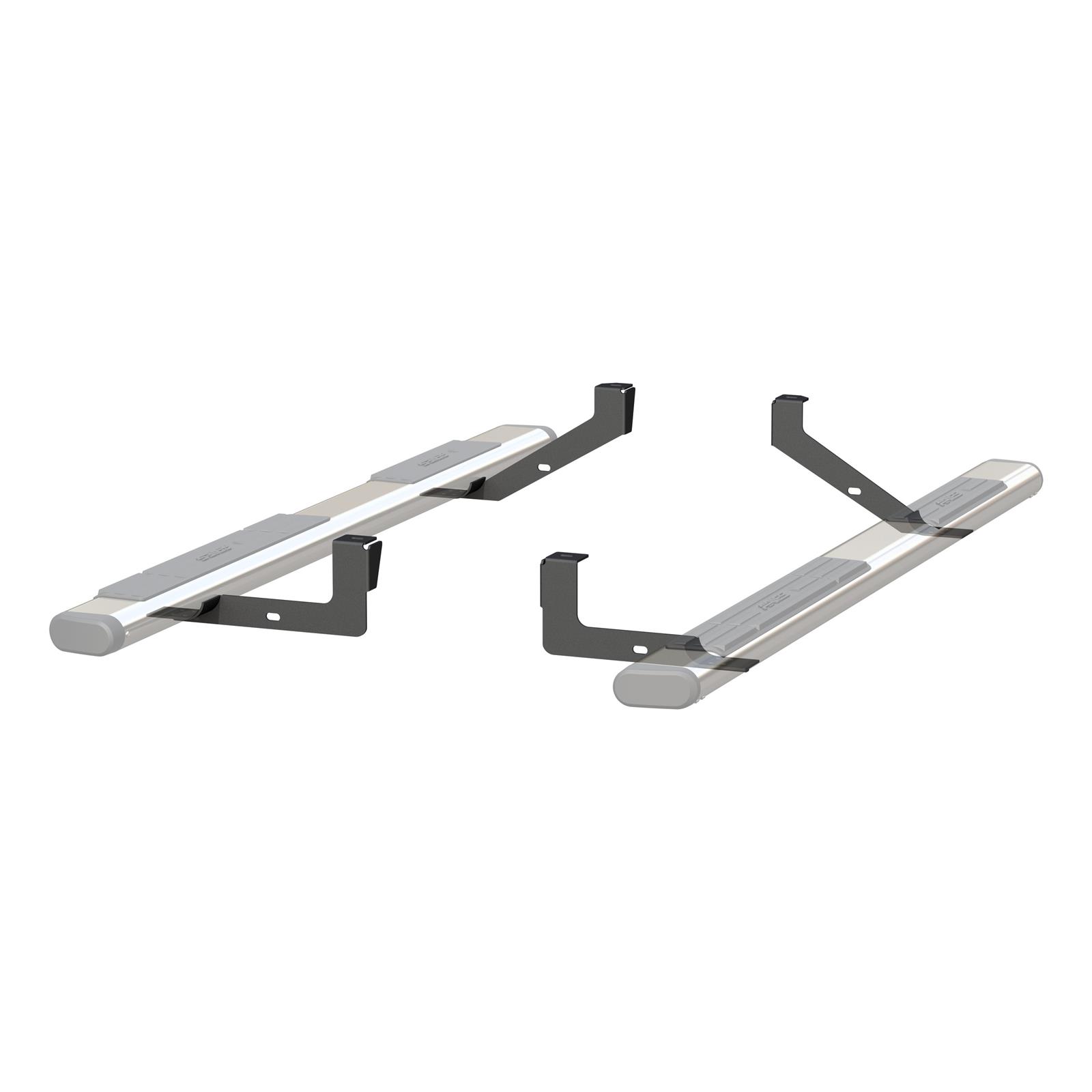Aries Automotive 6 in. Oval Side Bar Mounting Brackets 4501 Step Brackets, Oval, Dodge, Ram, Kit thumbnail 2