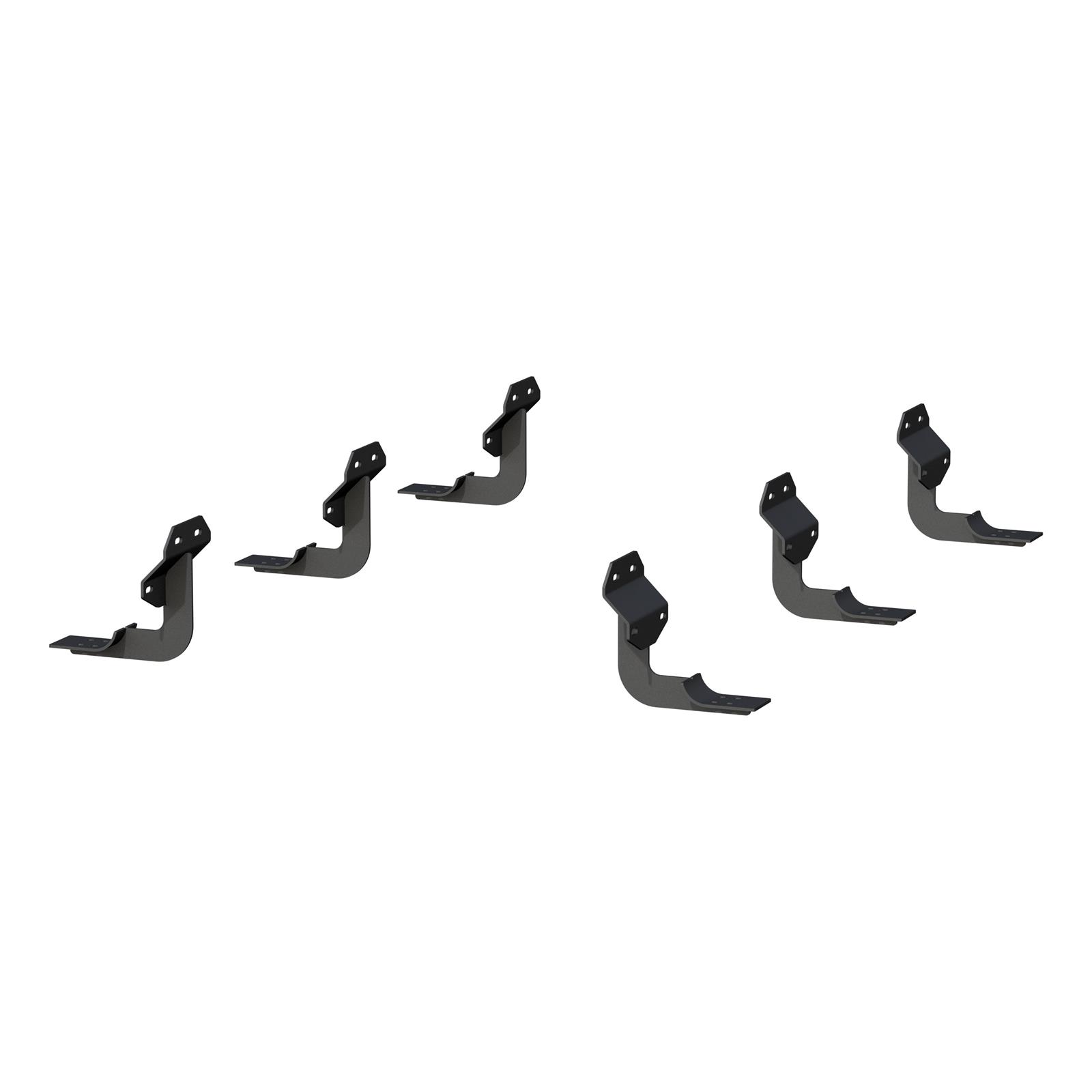 Aries Automotive 6 in. Oval Side Bar Mounting Brackets 4508 Step Brackets, Oval, Ford, Kit thumbnail 2