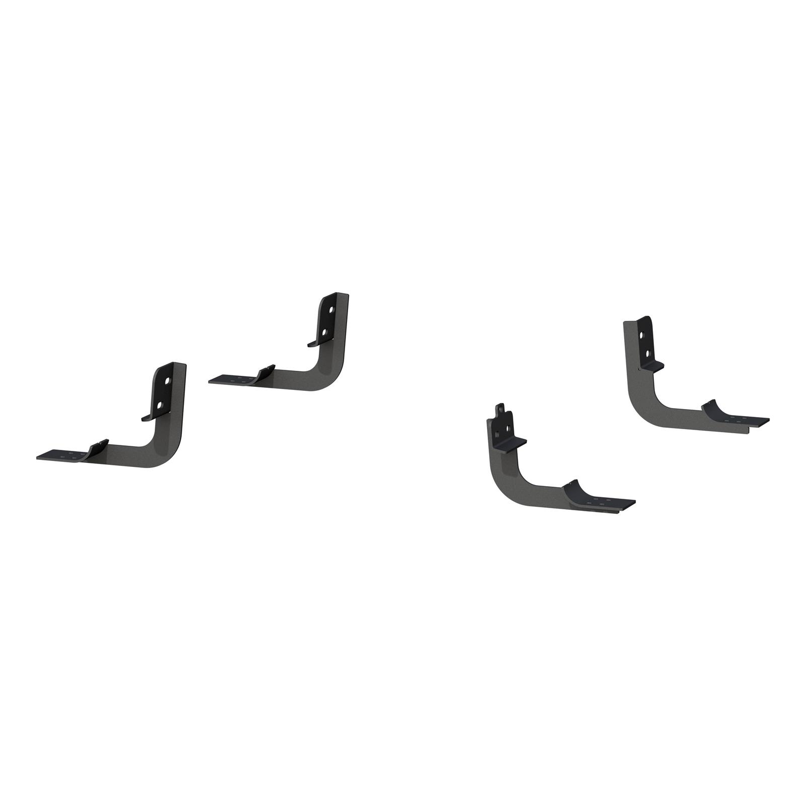 Aries Automotive 6 in. Oval Side Bar Mounting Brackets 4520 Truck Step Installation Kit, Steel, Black Powdercoated, Ram, Kit thumbnail 2