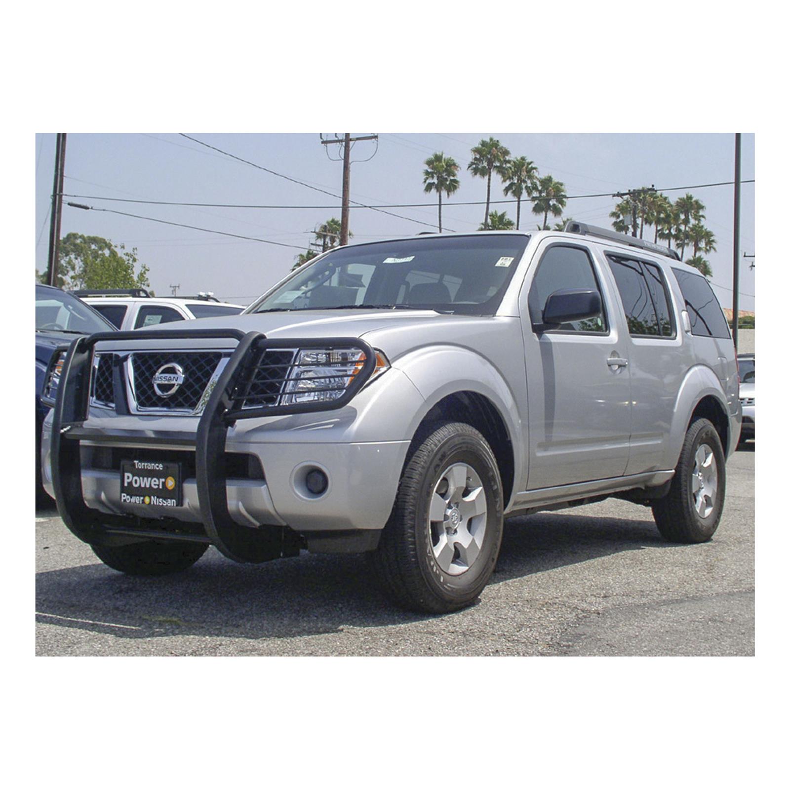 Aries Automotive Grille Guards for 2005-2020 FRONTIER, 2005-2007 PATHFINDER - 9047 Guard, Brush Guard, Steel, Black Powdercoated, Nissan, Each thumbnail 2