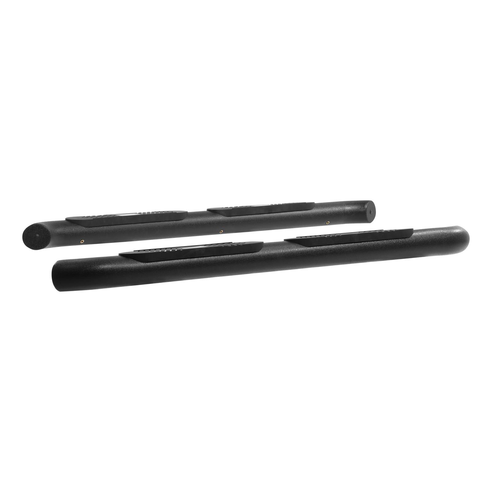 Aries Automotive Big Step 4 in. Round Side Bars AL231007 Bars, Step, Diameter, Aluminum, Black Textured Powdercoated, Jeep, Pair thumbnail 8