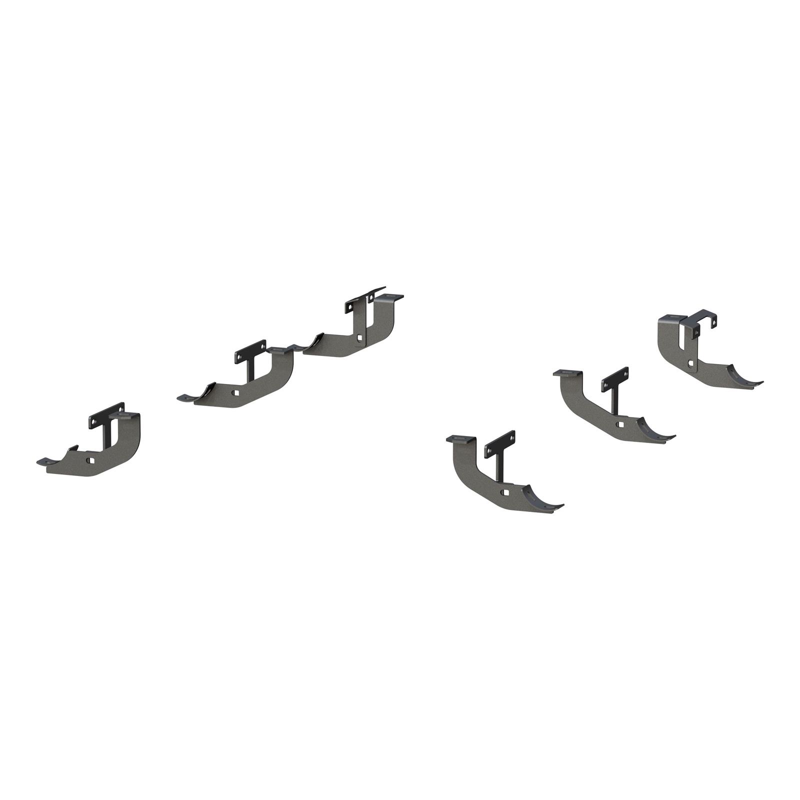 Aries Automotive Big Step 4 in. Round Side Bars AL231009 Bars, Aluminum, Black Powdercoated, Textured, 4.00 Diameter, 70.080 Diameter, Jeep, Pair thumbnail 8