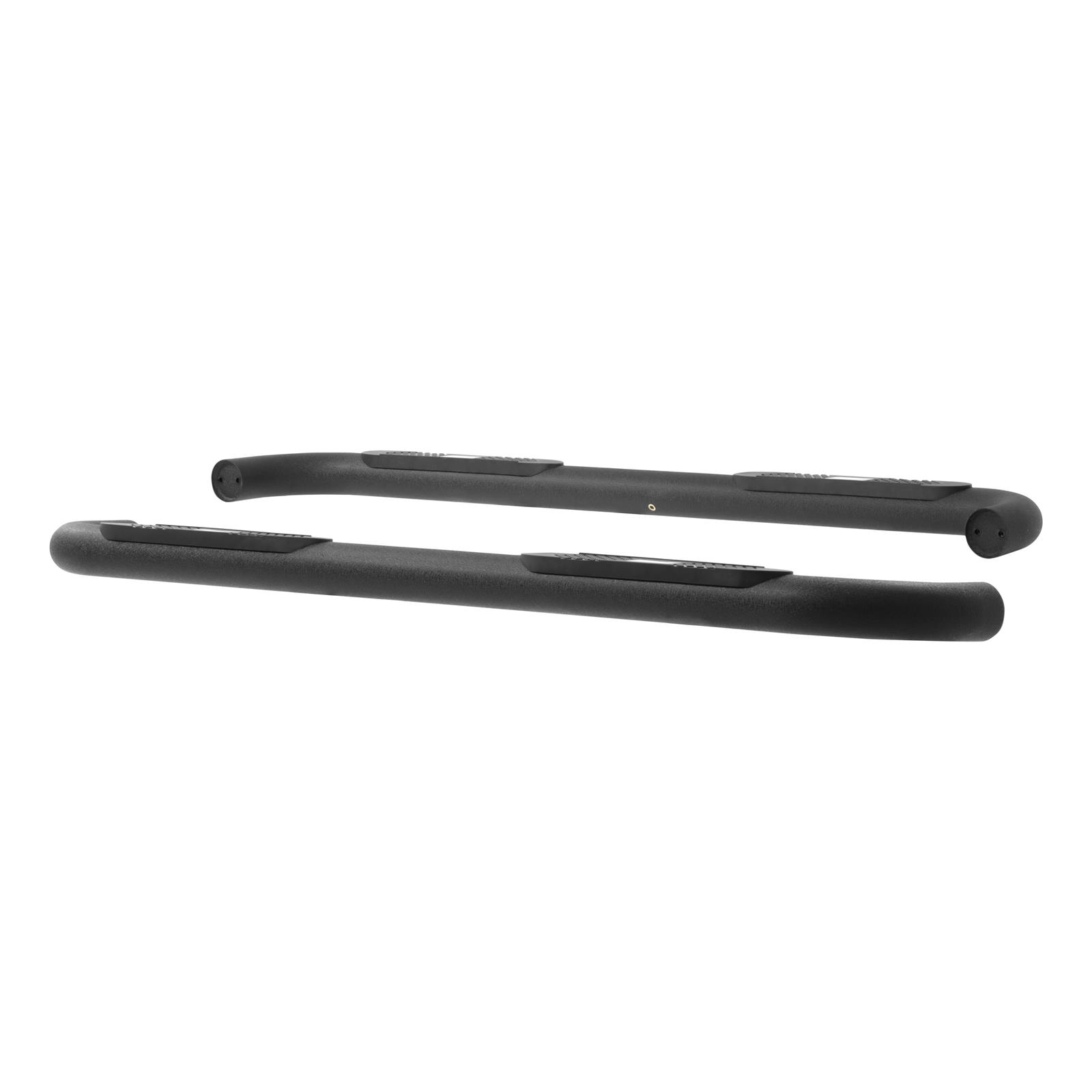 Aries Automotive Big Step 4 in. Round Side Bars AL234013 Bars, Step, Diameter, Aluminum, Black Textured Powdercoated, Chevy, GMC, Pair thumbnail 8