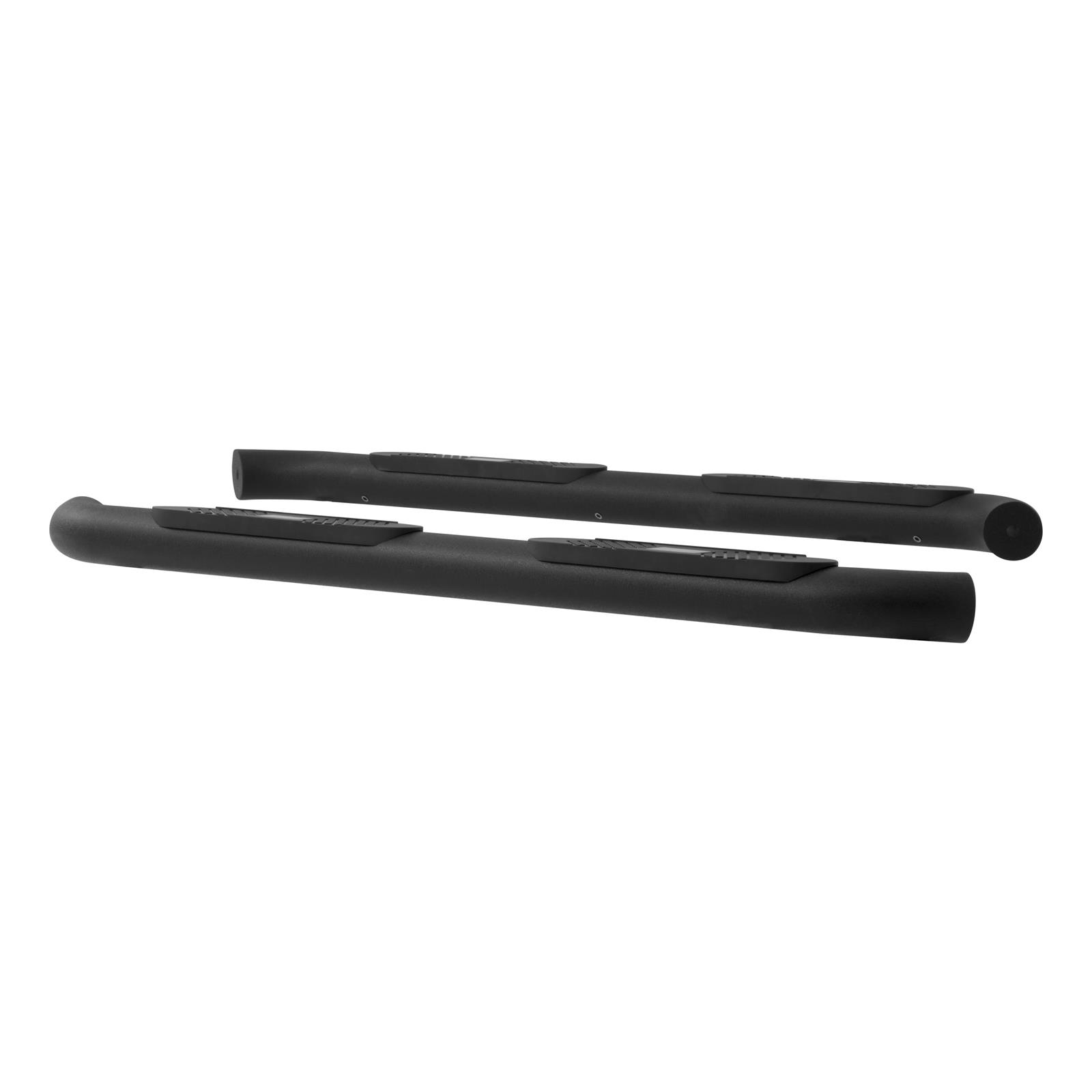 Aries Automotive Big Step 4 in. Round Side Bars AL234046 Bars, Step, Diameter, Aluminum, Black Textured Powdercoated, Chevy, GMC, Pair thumbnail 6
