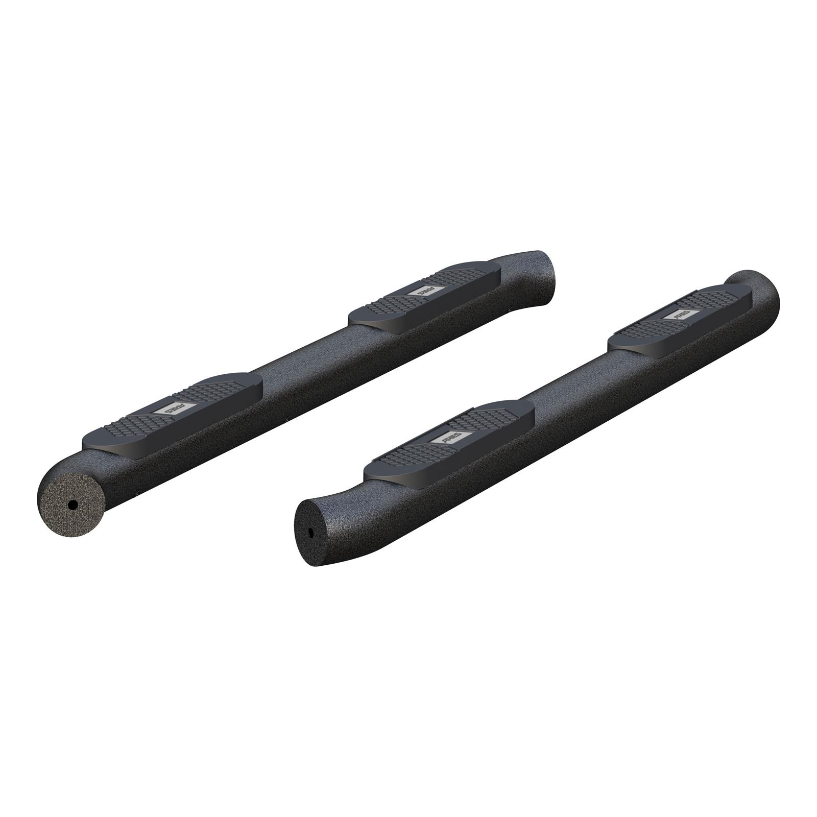 Aries Automotive Big Step 4 in. Round Side Bars AL234051 Bars, 4" Step, Al, Bl Tex, 2015-17 COLORADO/CANYON CREW CAB thumbnail 3