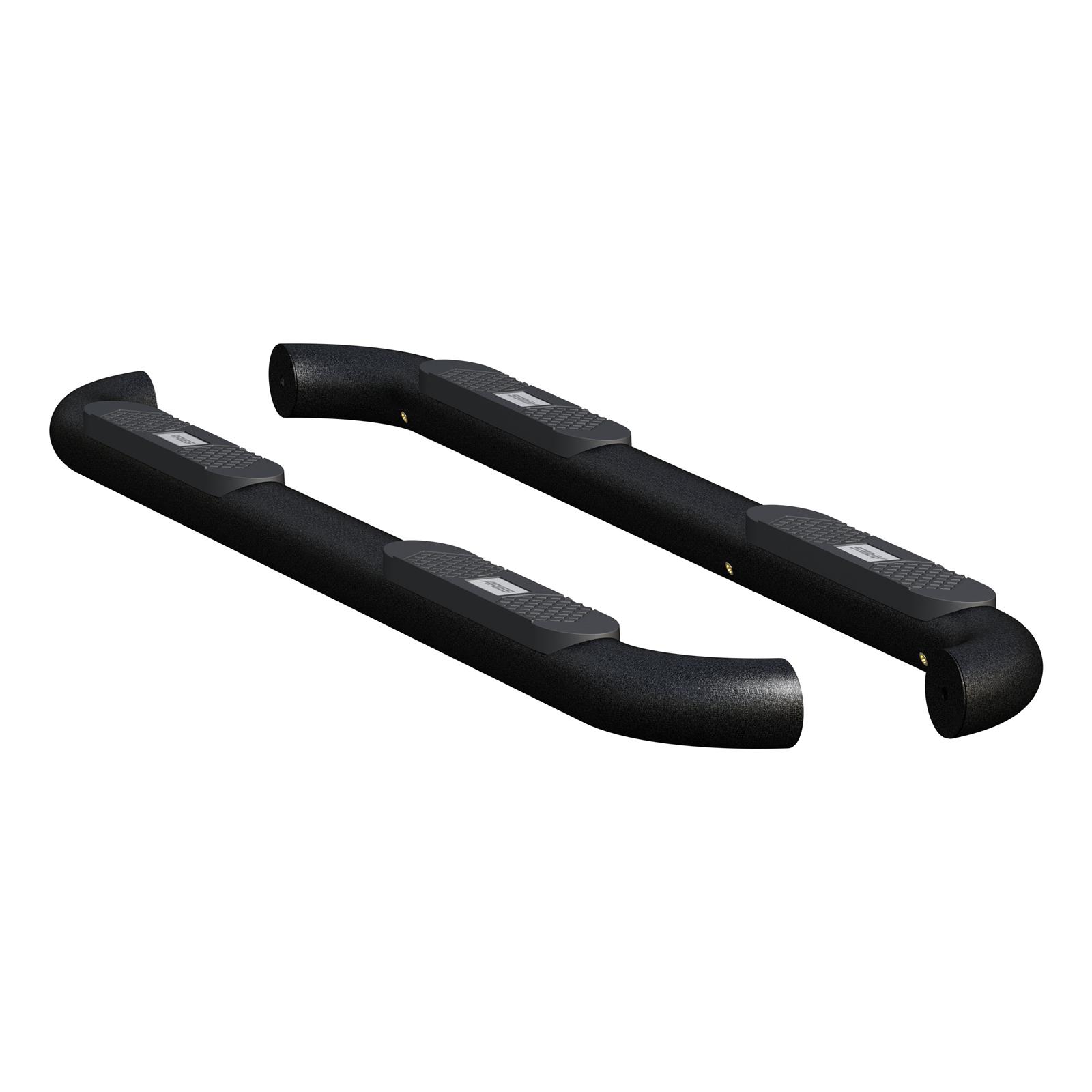 Aries Automotive Big Step 4 in. Round Side Bars AL239042 Bars, 4" Step, Al, Bl Tex, 2016 TITAN XD CREW CAB thumbnail 3