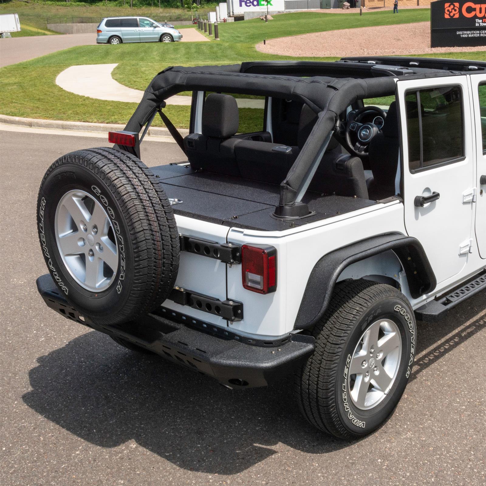 ARIES Automotive Storage Systems and Cargo Holders ALC25000-00 Security Lid, Aluminum, 2007-15 JK 4DR