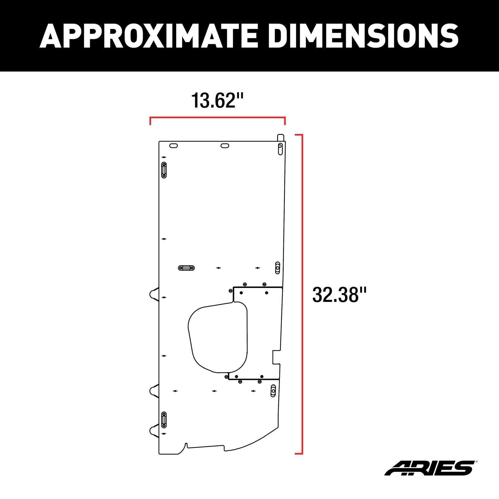 ARIES Automotive Storage Systems and Cargo Holders ALC25001-01 Security Lid, 11-13 Jk 4Dr, 2007-10 JK 4 DR thumbnail 5