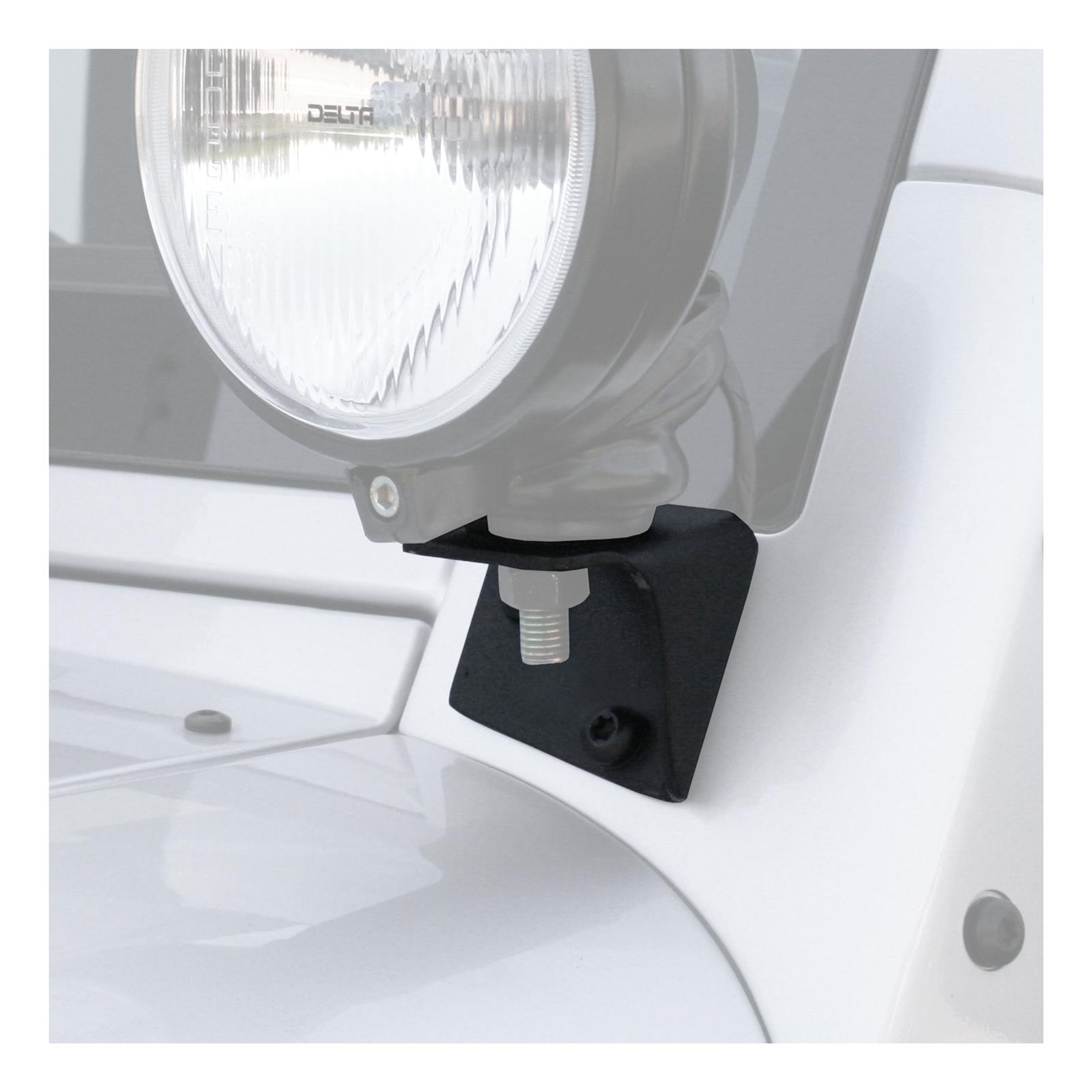 ARIES Automotive Light Mount Brackets AR15800 Windshield Hinge Brackets, 2007-15 JK WINDSHIELD HINGE LIGHT BRACKET thumbnail 6