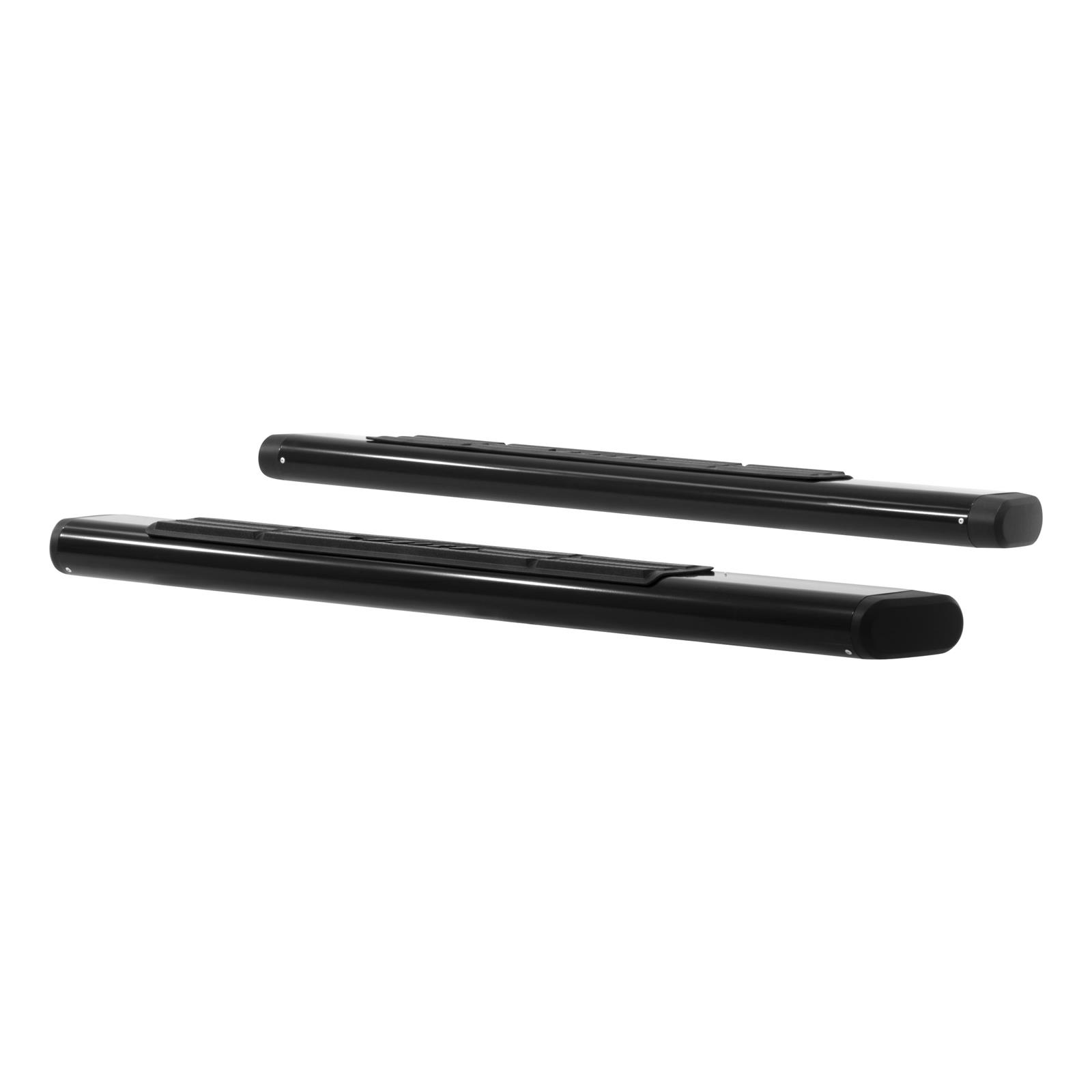 Aries Automotive 6 in. Oval Side Bars B2853 Step Bars, Oval, Aluminum, Black Powdercoated, Pair thumbnail 5