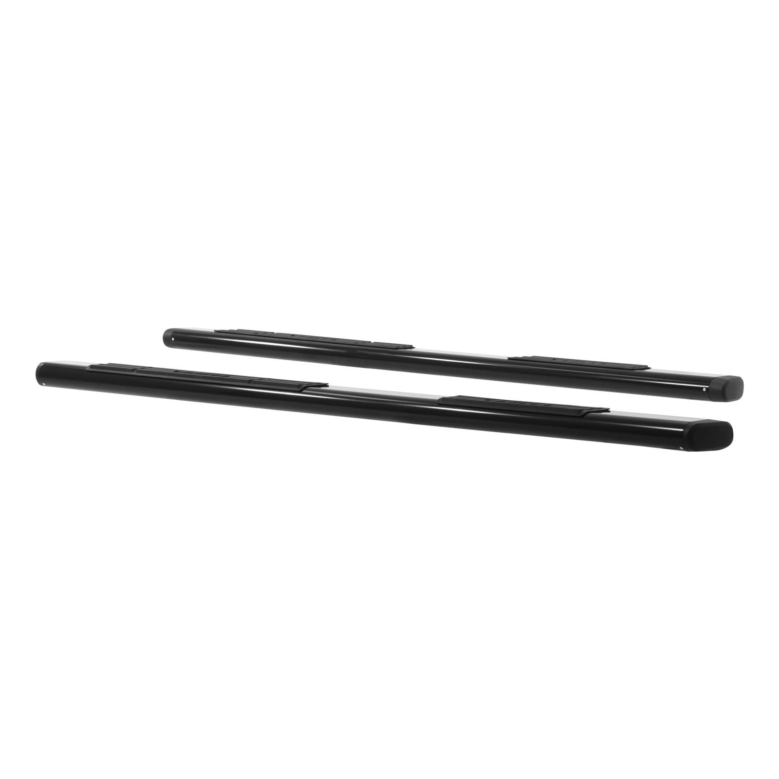 Aries Automotive 6 in. Oval Side Bars B2891 Step Bars, Oval, Aluminum, Black Powdercoated, Pair thumbnail 8