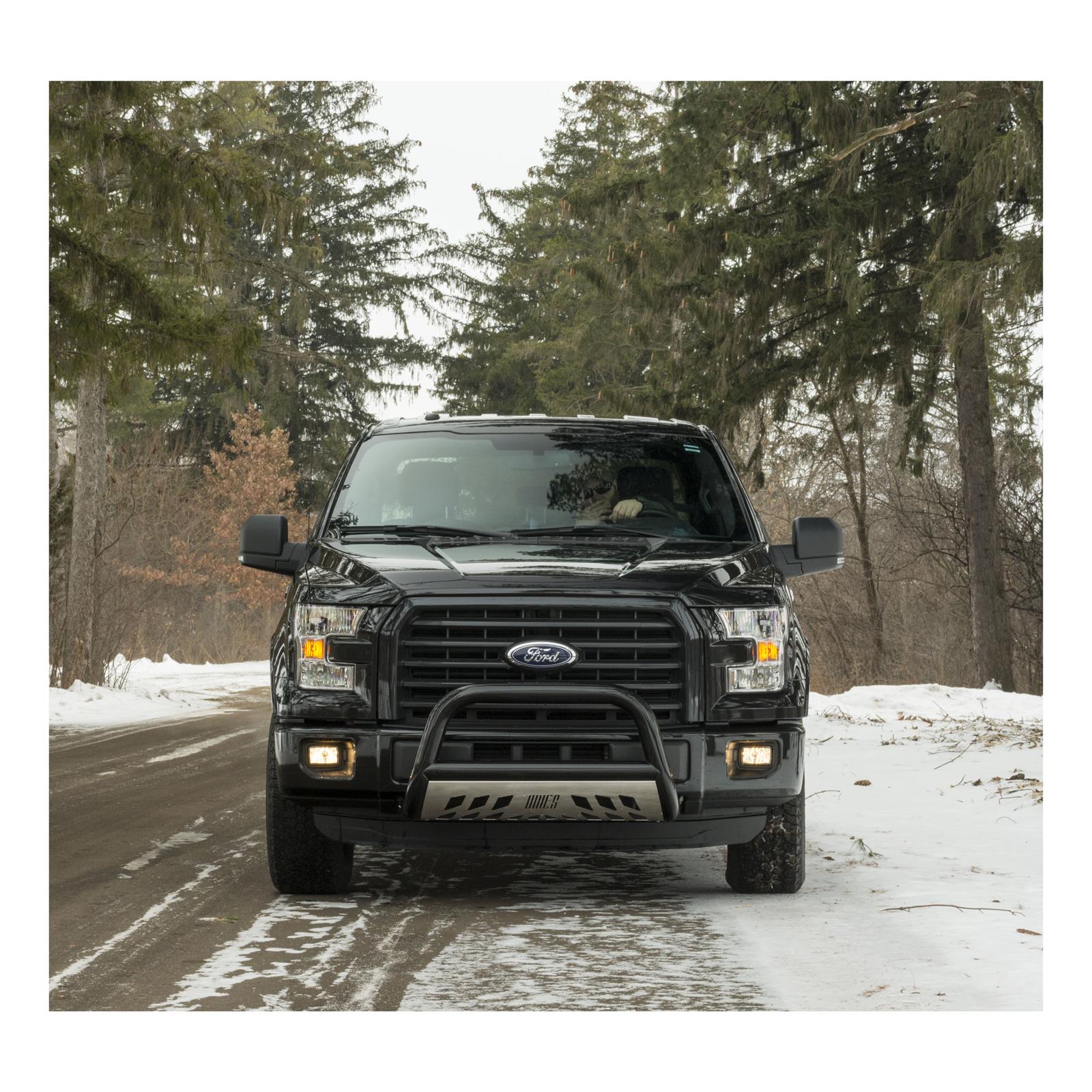 Aries Automotive 3 in. Bull Bars for 2003-2017 EXPEDITION, 2004-2020 F-150, 2006-2008 MARK LT - B35-3007 Grille Guard, Bar, Steel, Black Powdercoated, Ford, Lincoln, Each