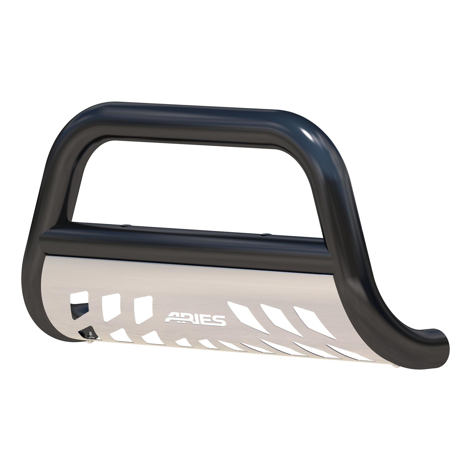 Aries Automotive 3 in. Bull Bars B35-4013 Grille Guard, Bar, Steel, Black Powdercoated, Chevy, GMC, Each thumbnail 2