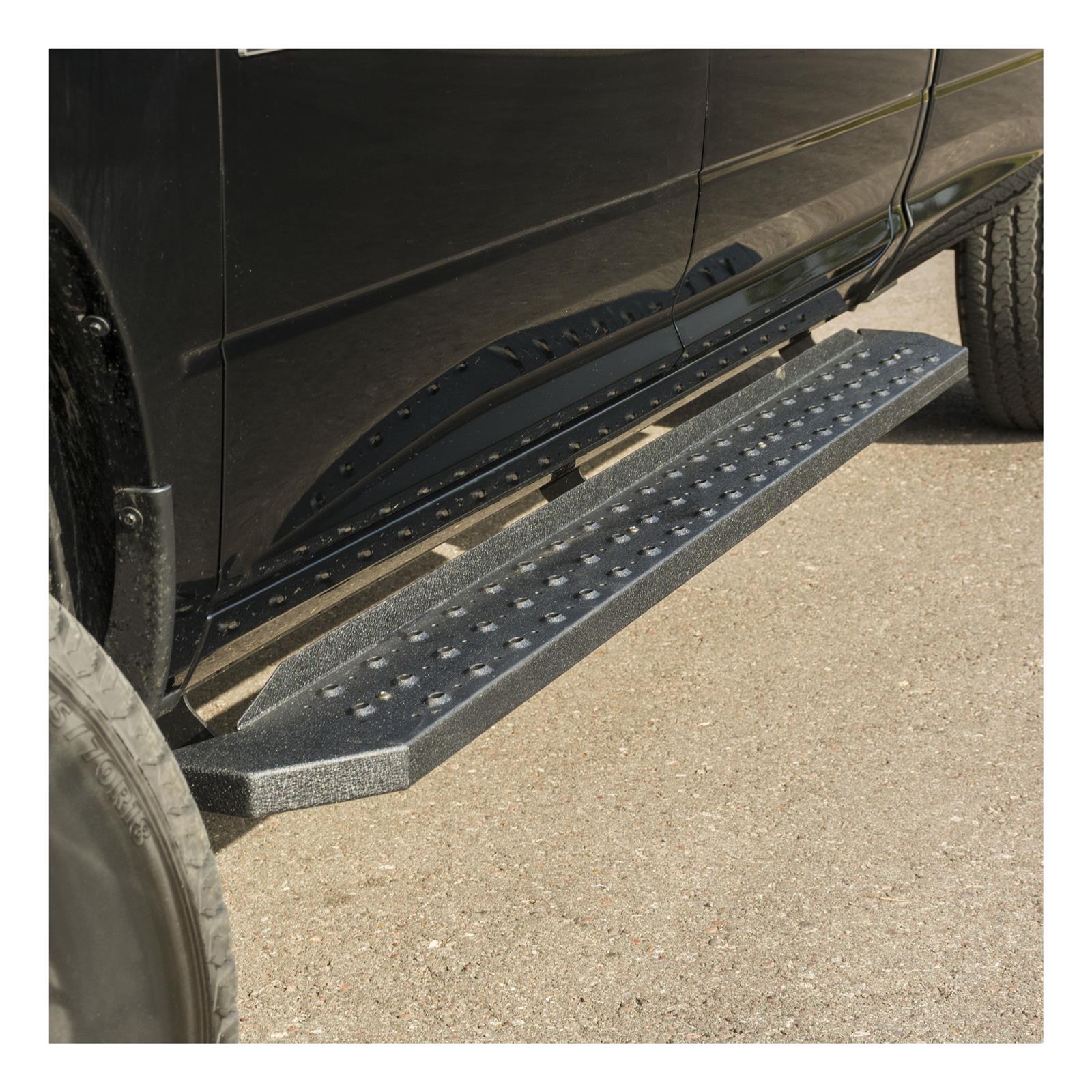 Aries Automotive RidgeStep Running Boards C2853 Boards, Steel, Black Powdercoated, Textured, 53.00 in. Length, Cab, Pair