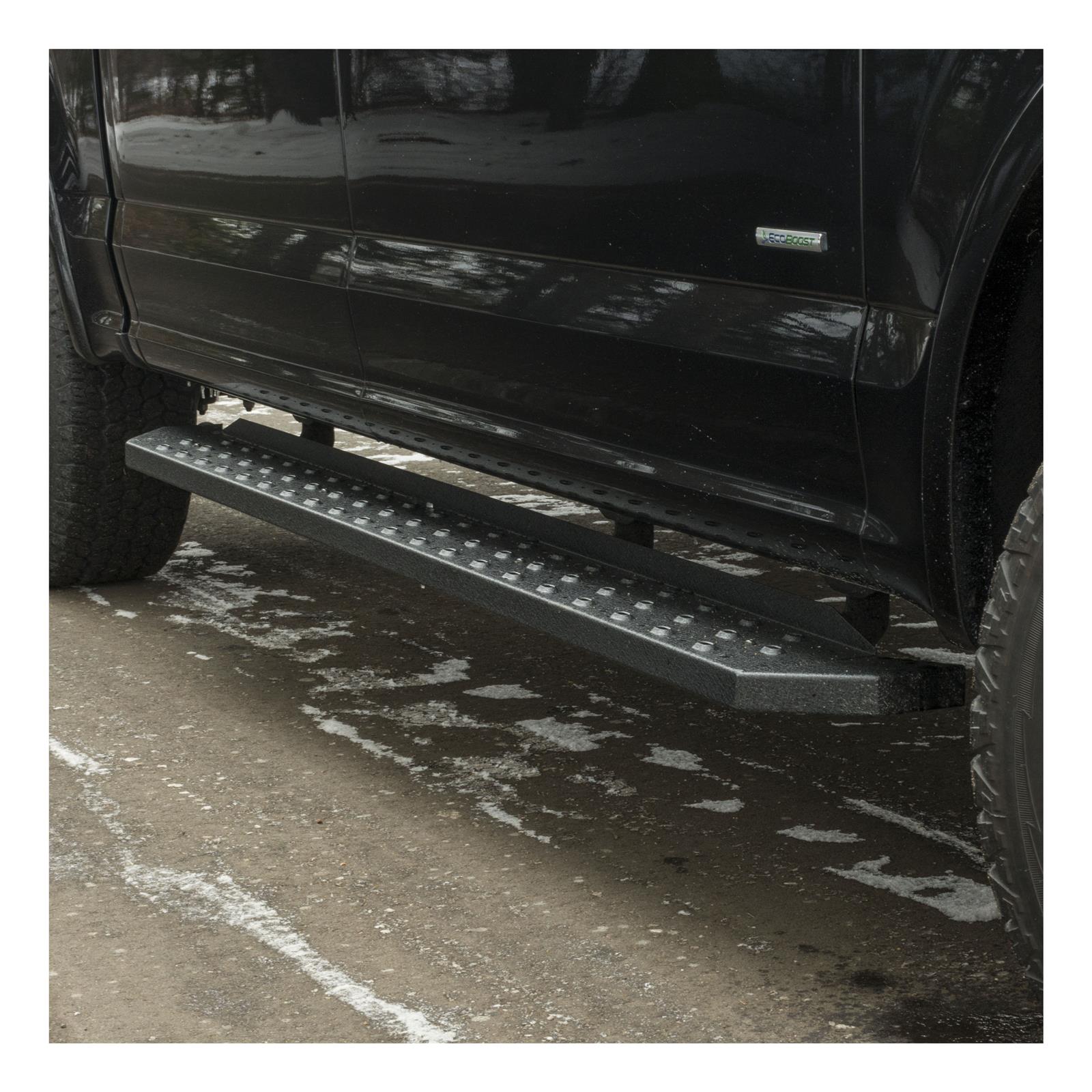 Aries Automotive RidgeStep Running Boards C2885 Boards, Steel, Black Powdercoated, Textured, 85.00 in. Length, Cab, Pair thumbnail 4
