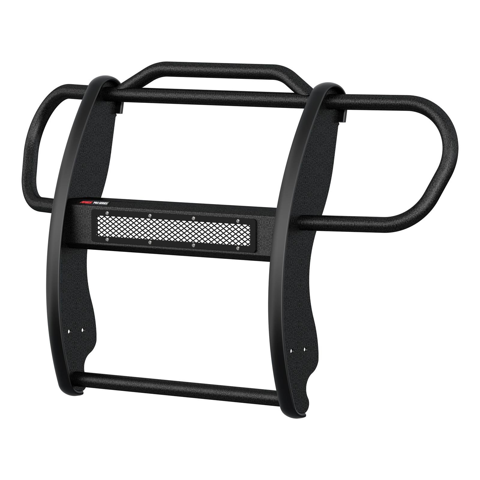 Aries Automotive Pro Series Grille Guards for 2015-2018 RENEGADE - P1055 Guards, Brush Guard, Steel, Black Textured Powdercoat, Jeep, Each thumbnail 6