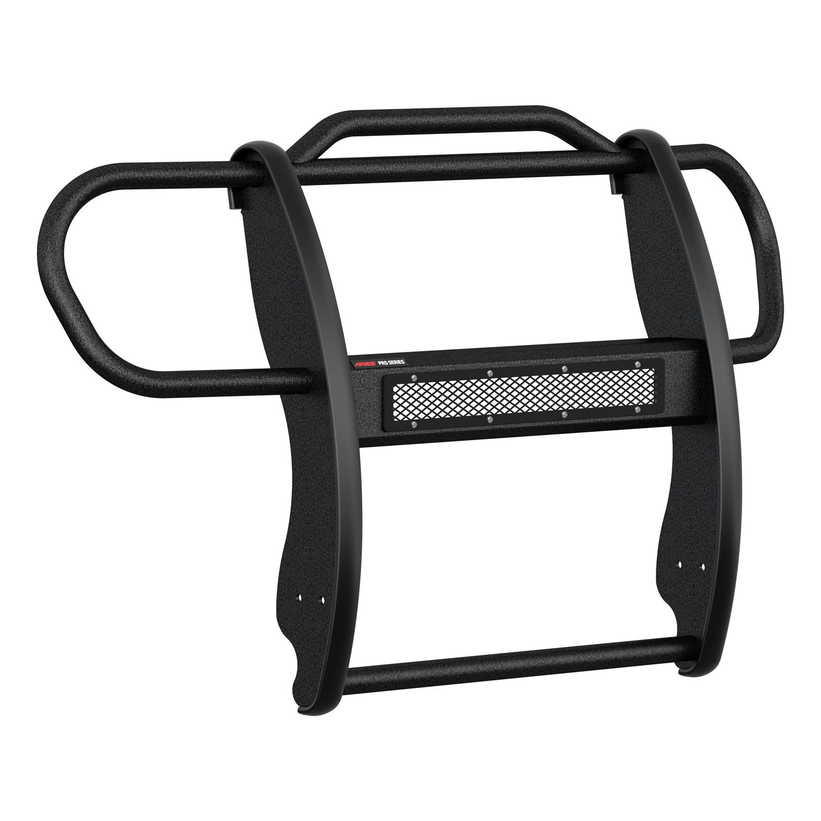 Aries Automotive Pro Series Grille Guards for 2015-2018 RENEGADE - P1055 Guards, Brush Guard, Steel, Black Textured Powdercoat, Jeep, Each thumbnail 7