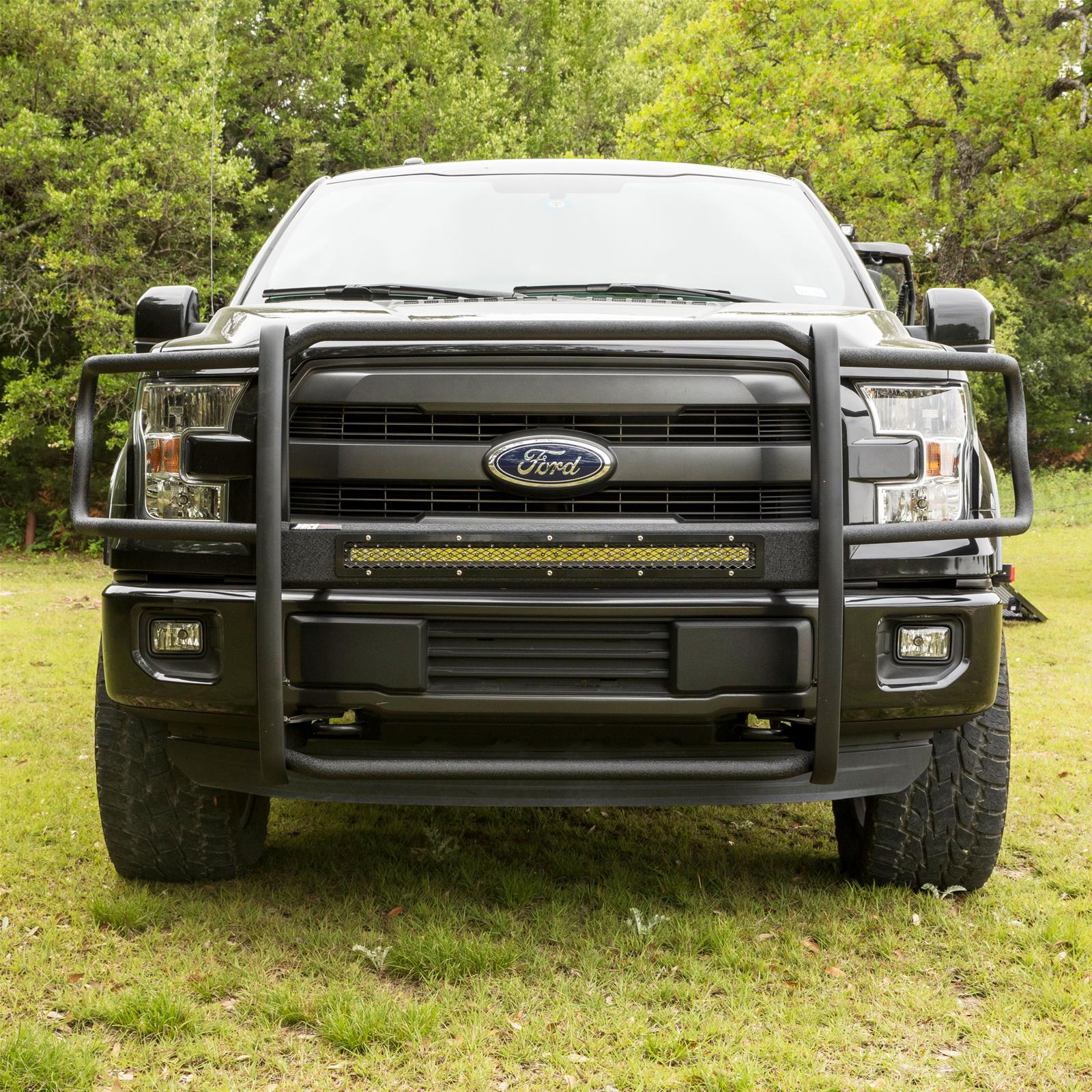 Aries Automotive Pro Series Grille Guards for 2015-2020 F-150 - P3066 Guard, Series, Brush Guard, Steel, Black Texture Powdercoated, Ford, Each