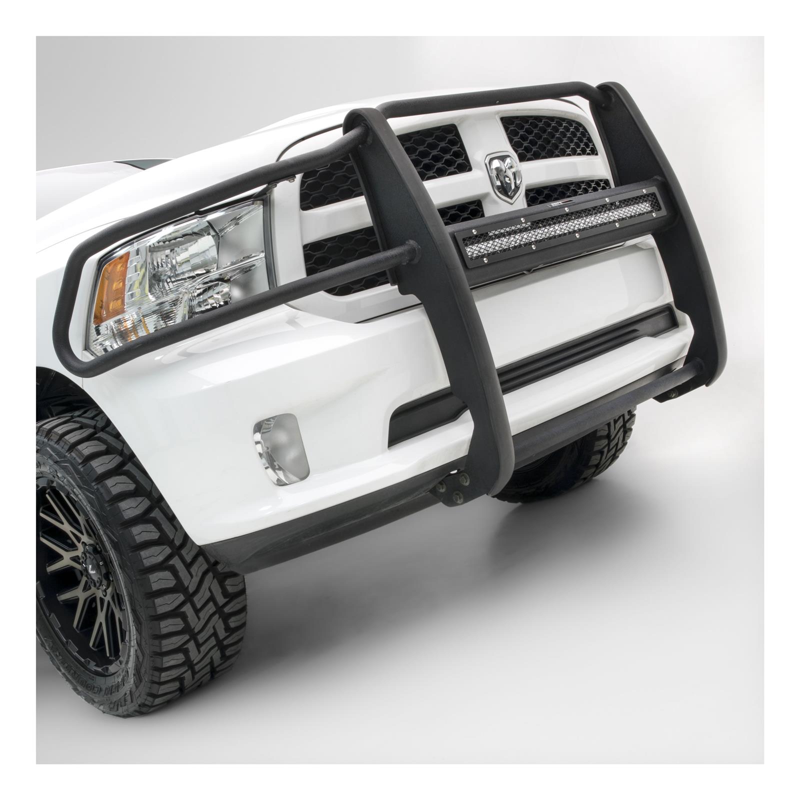 Aries Automotive Pro Series Grille Guards P5056 Guard, Bull Bar, Series, 3 in., Steel, Black Texture Powdercoated, Ram, Each thumbnail 3