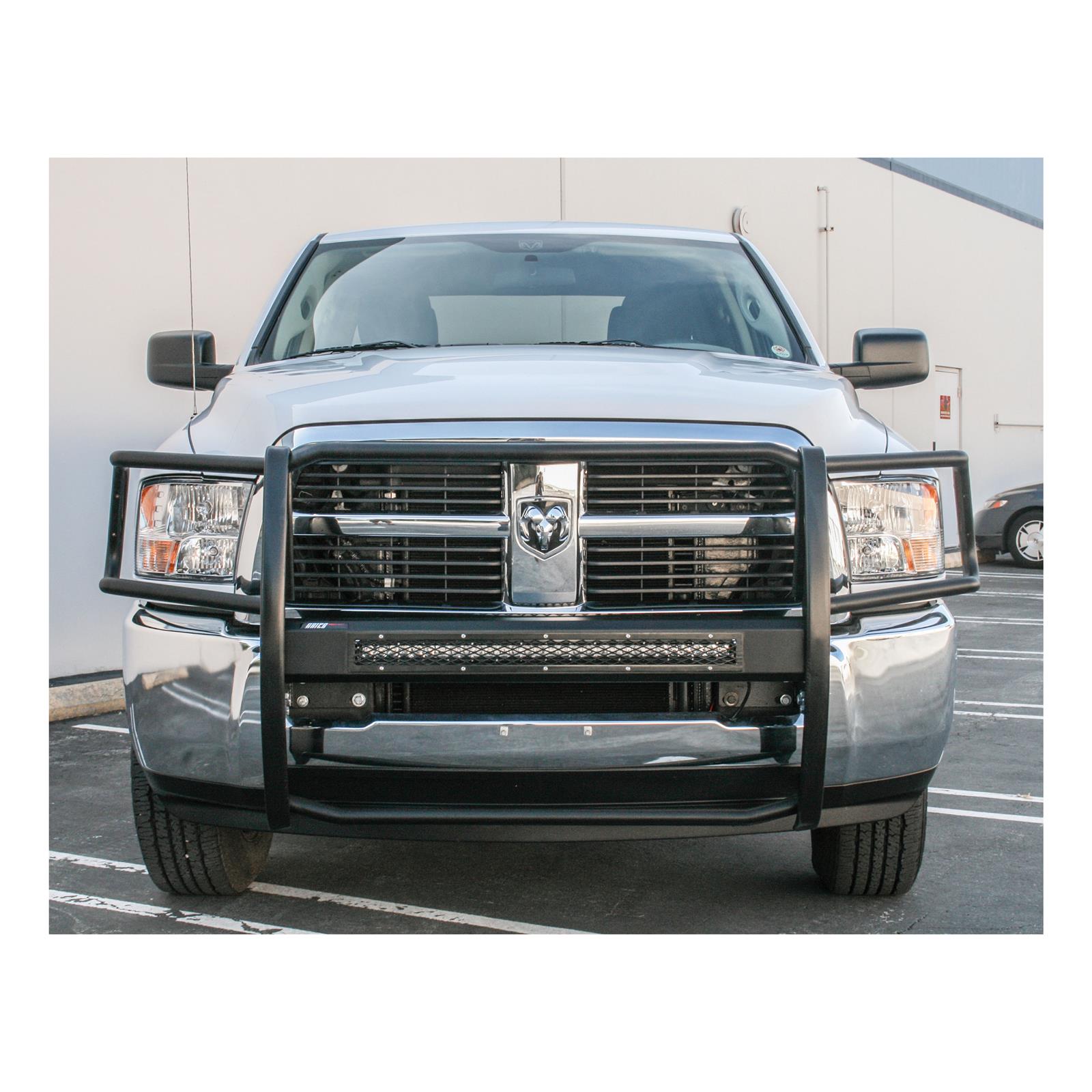 Aries Automotive Pro Series Grille Guards P5056 Guard, Bull Bar, Series, 3 in., Steel, Black Texture Powdercoated, Ram, Each thumbnail 2
