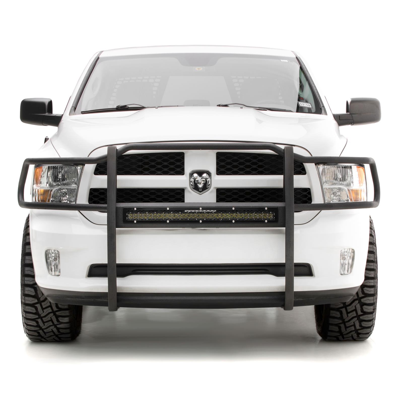 Aries Automotive Pro Series Grille Guards P5056 Guard, Bull Bar, Series, 3 in., Steel, Black Texture Powdercoated, Ram, Each thumbnail 4