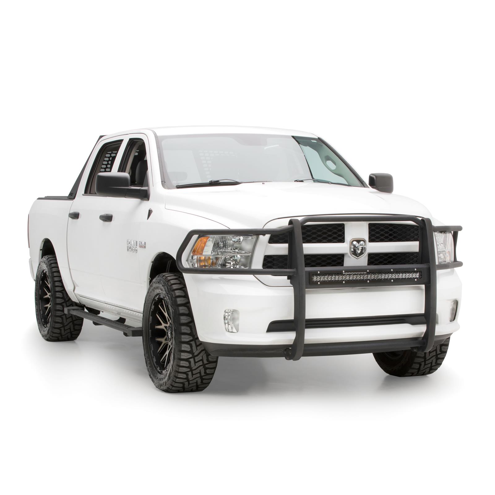 Aries Automotive Pro Series Grille Guards P5056 Guard, Bull Bar, Series, 3 in., Steel, Black Texture Powdercoated, Ram, Each thumbnail 7