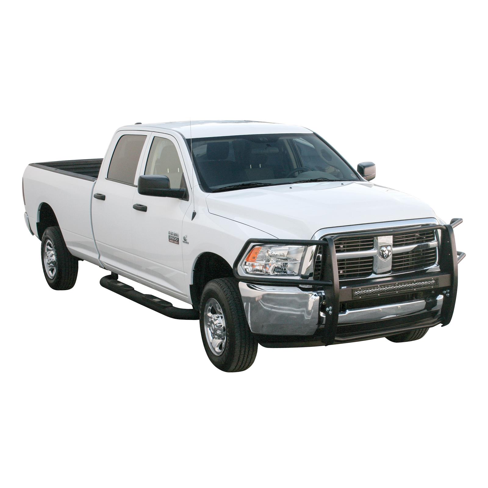 Aries Automotive Pro Series Grille Guards P5056 Guard, Bull Bar, Series, 3 in., Steel, Black Texture Powdercoated, Ram, Each thumbnail 6