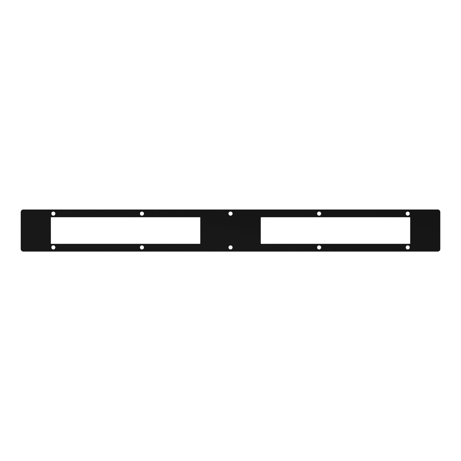 ARIES Automotive Grilles and Grille Inserts PC10OB Guard Face Plate, Pro Series, (2)10In, Ss, 10" TWO OPEN FACE, GLOSS BLACK STEEL thumbnail 6