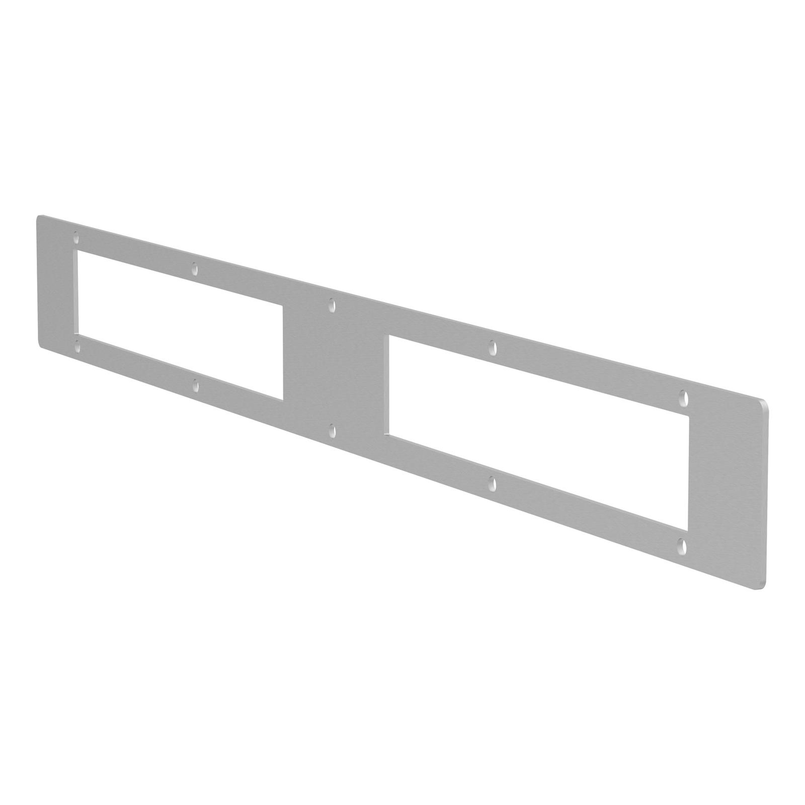 ARIES Automotive Grilles and Grille Inserts PC10OS Guard Face Plate, Pro Series,(2) 10",Bl, 10" TWO OPEN FACE, BRUSHED STAINLESS STEEL thumbnail 4