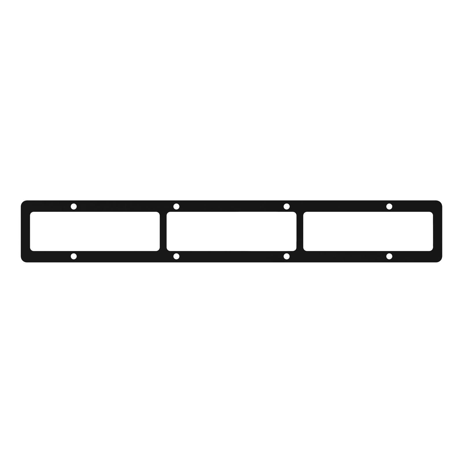 ARIES Automotive Grilles and Grille Inserts PJ20OB Guard Face Plate, Pro Series, 20In, Opn, Bl, 20" OPEN FACE, BLACK thumbnail 6