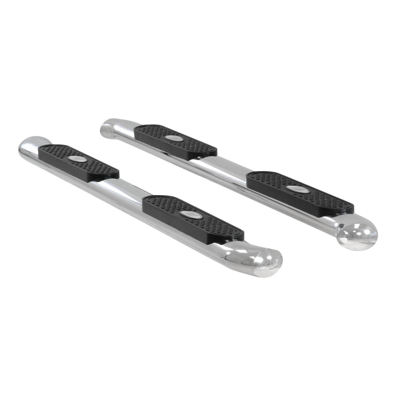 Aries Automotive 4 in. Oval Side Bars for 2005-2023 TACOMA - S222009-2 Step Bars, Oval, in., Stainless Steel, Polished, Toyota, Pair thumbnail 2