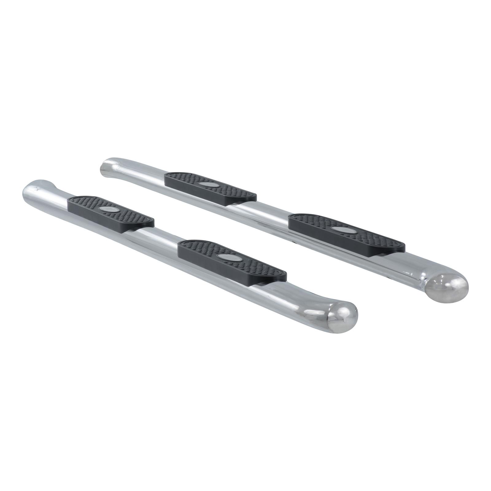 Aries Automotive 4 in. Oval Side Bars S222013-2 Step Bars, Oval, in., Stainless Steel, Polished, Toyota, Pair thumbnail 4